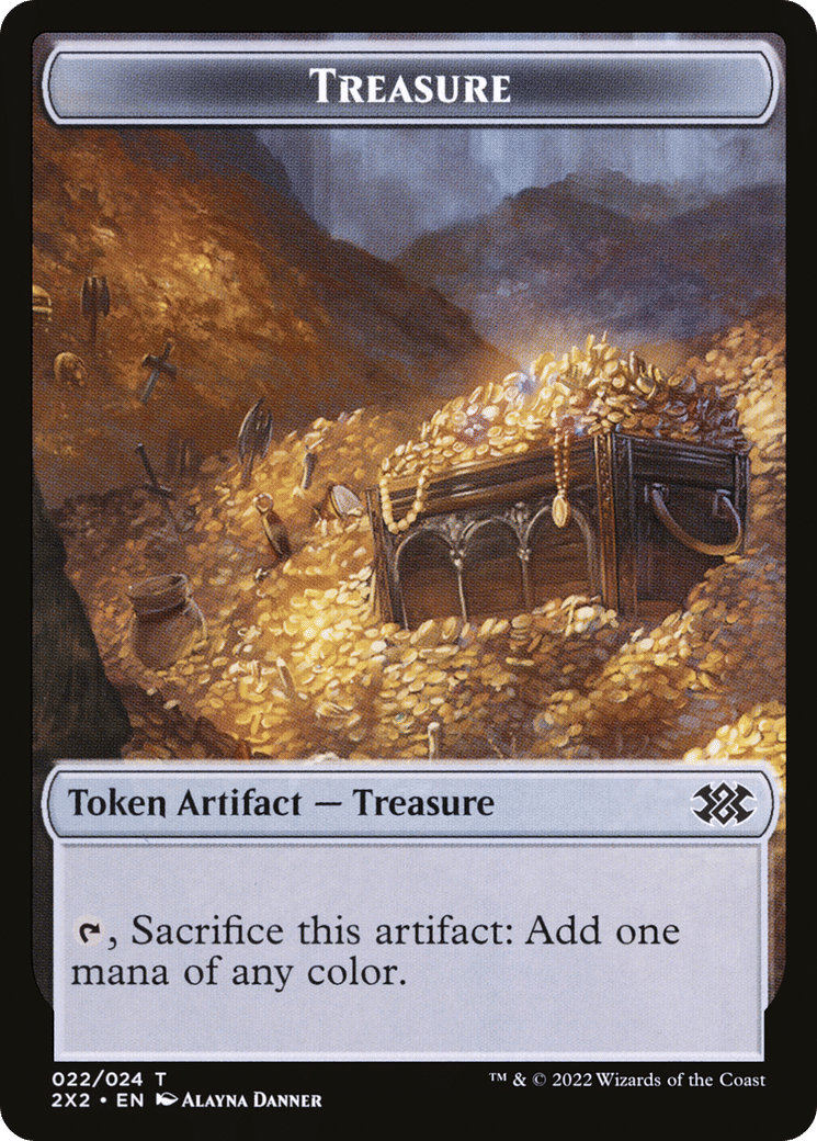 Treasure — Double Masters 2022 — Magic: The Gathering