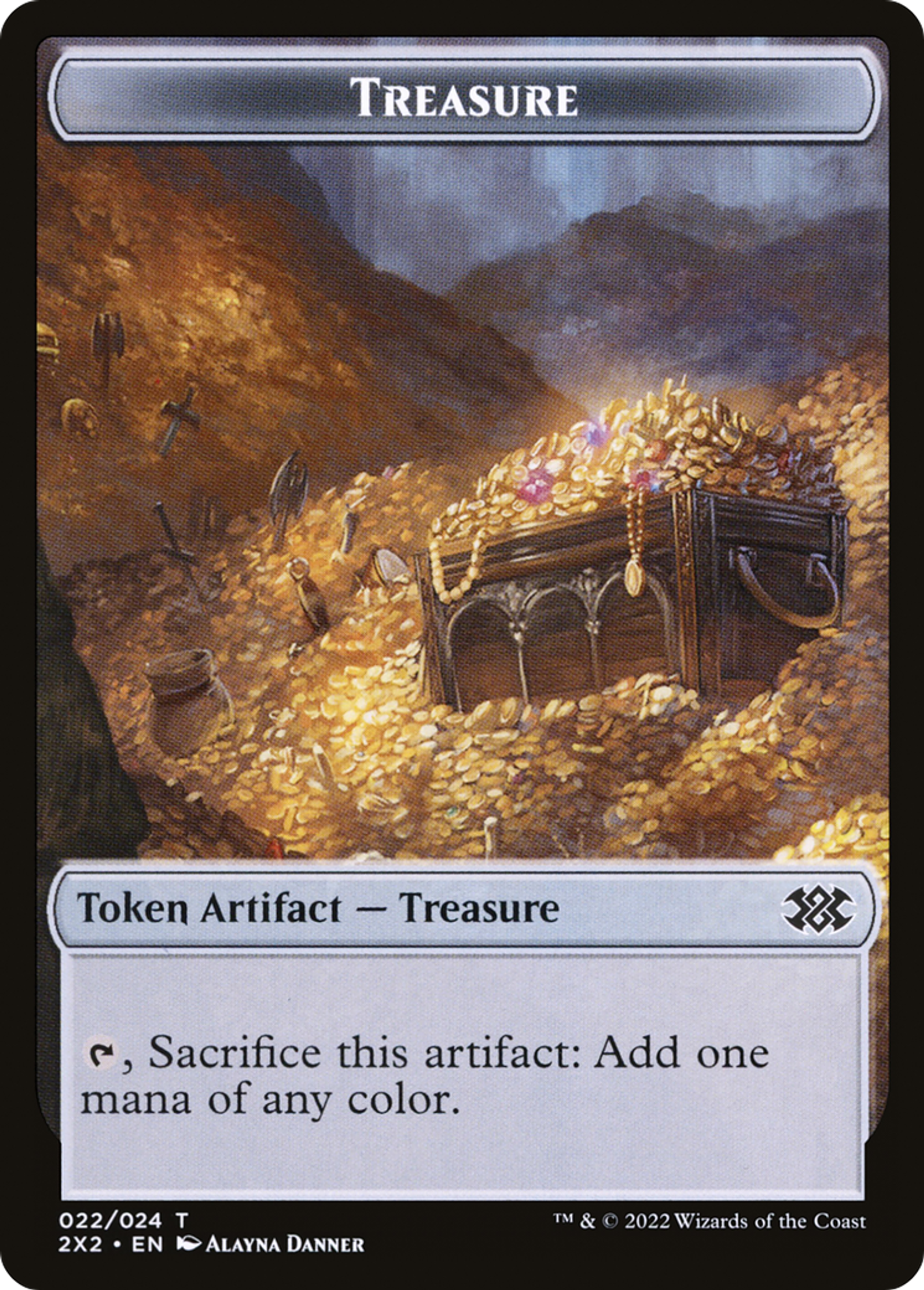 Treasure — Double Masters 2022 — Magic: The Gathering
