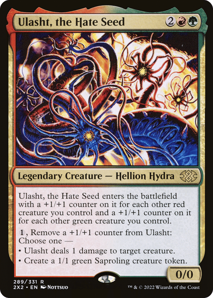 Ulasht, the Hate Seed — Double Masters 2022 — Magic: The Gathering