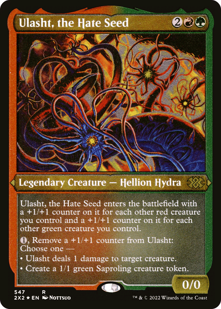 Ulasht, the Hate Seed — Double Masters 2022 — Magic: The Gathering