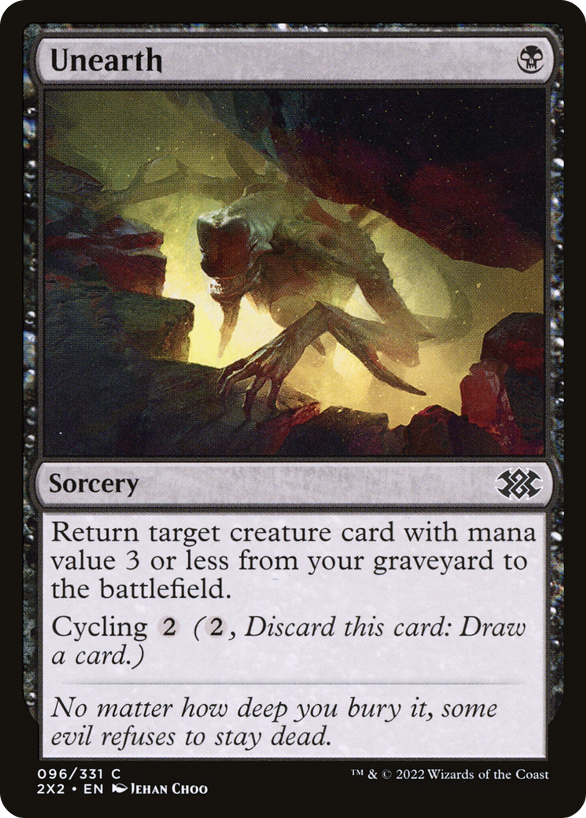 Unearth — Double Masters 2022 — Magic: The Gathering
