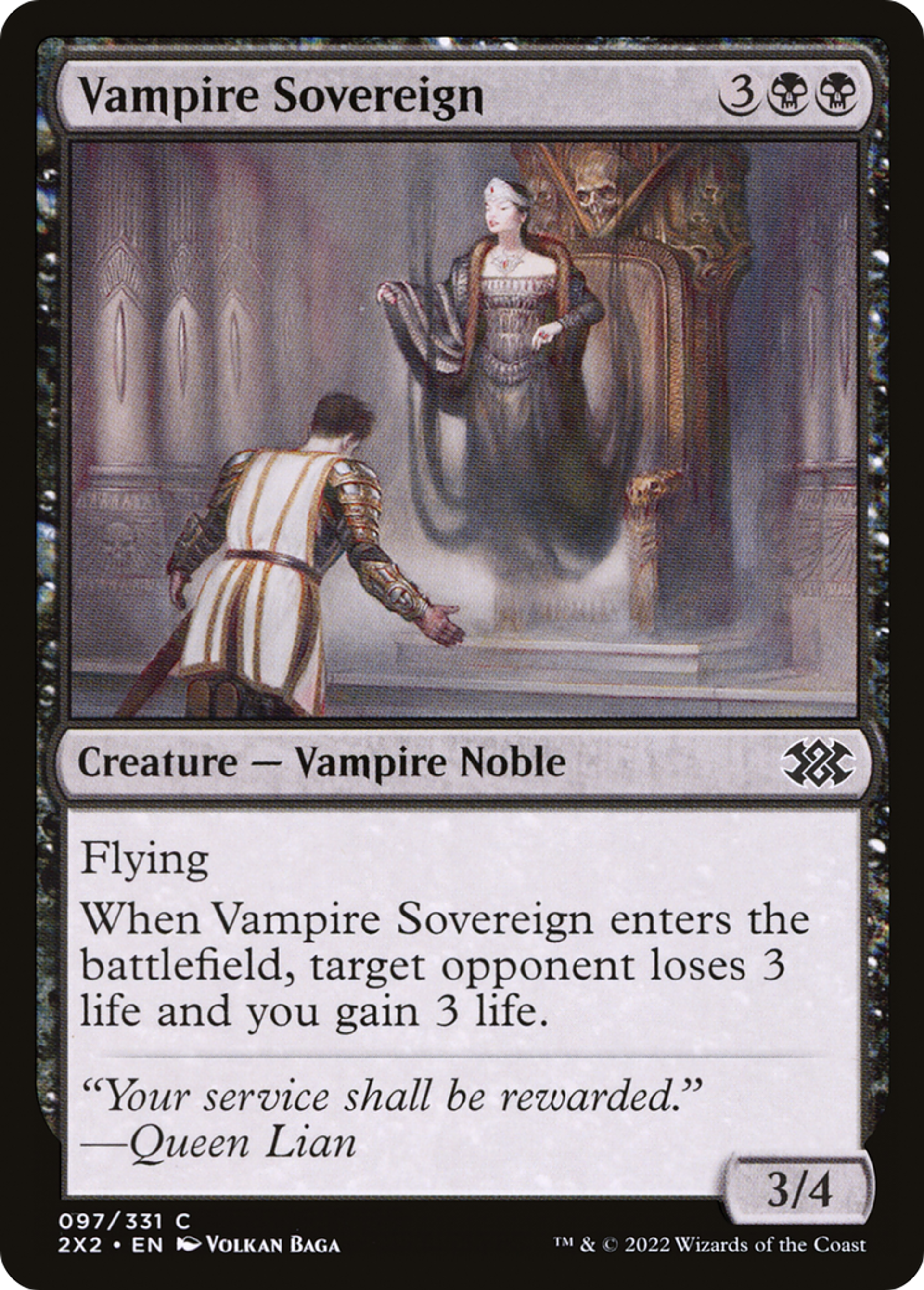 Souveraine vampire — Double Masters 2022 — Magic: The Gathering