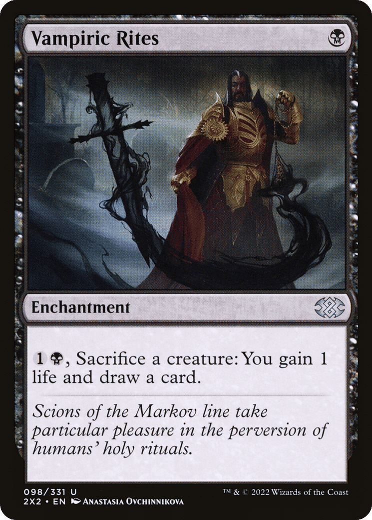 Vampiric Rites — Double Masters 2022 — Magic: The Gathering