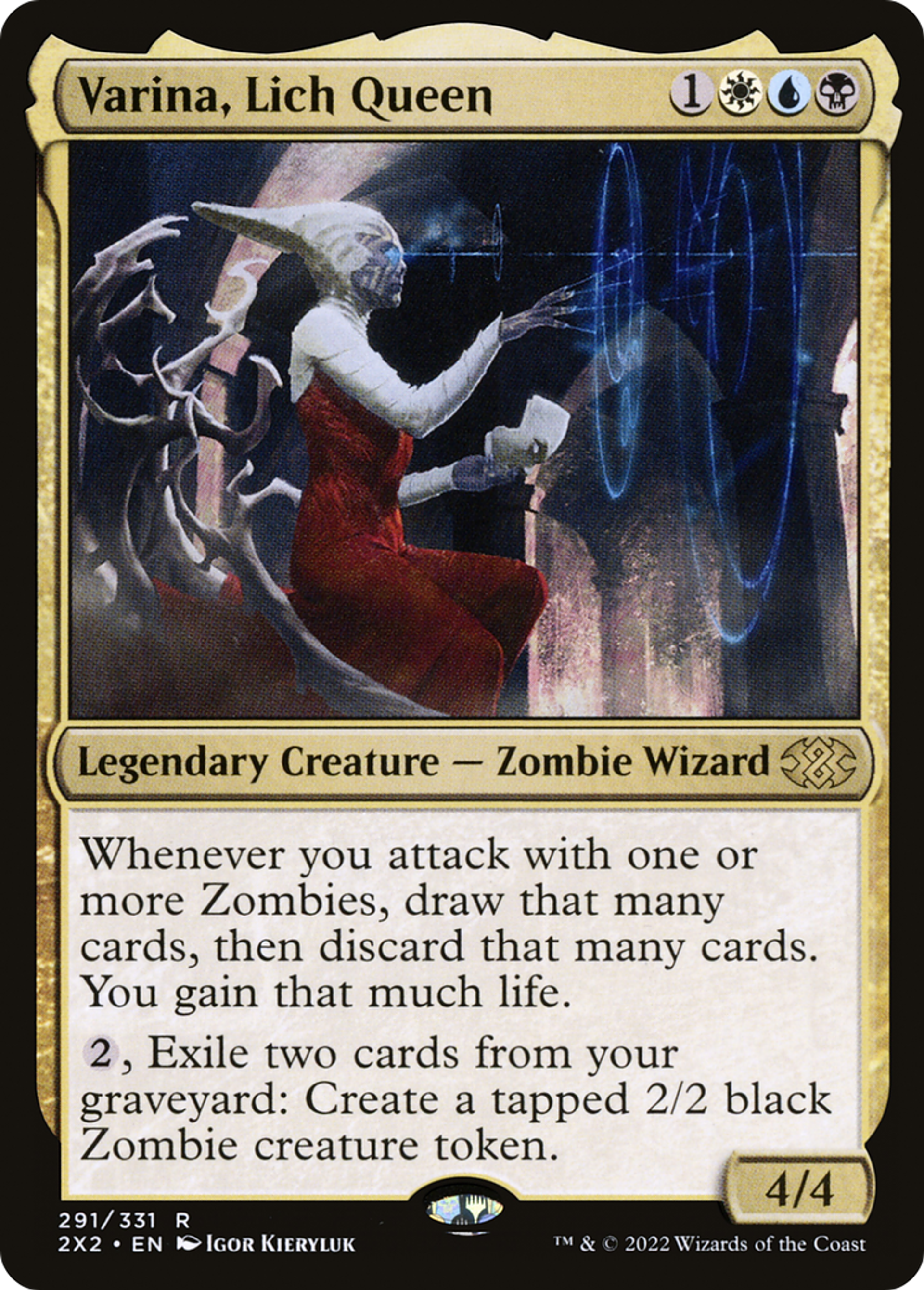 Varina, Lich Queen — Double Masters 2022 — Magic: The Gathering