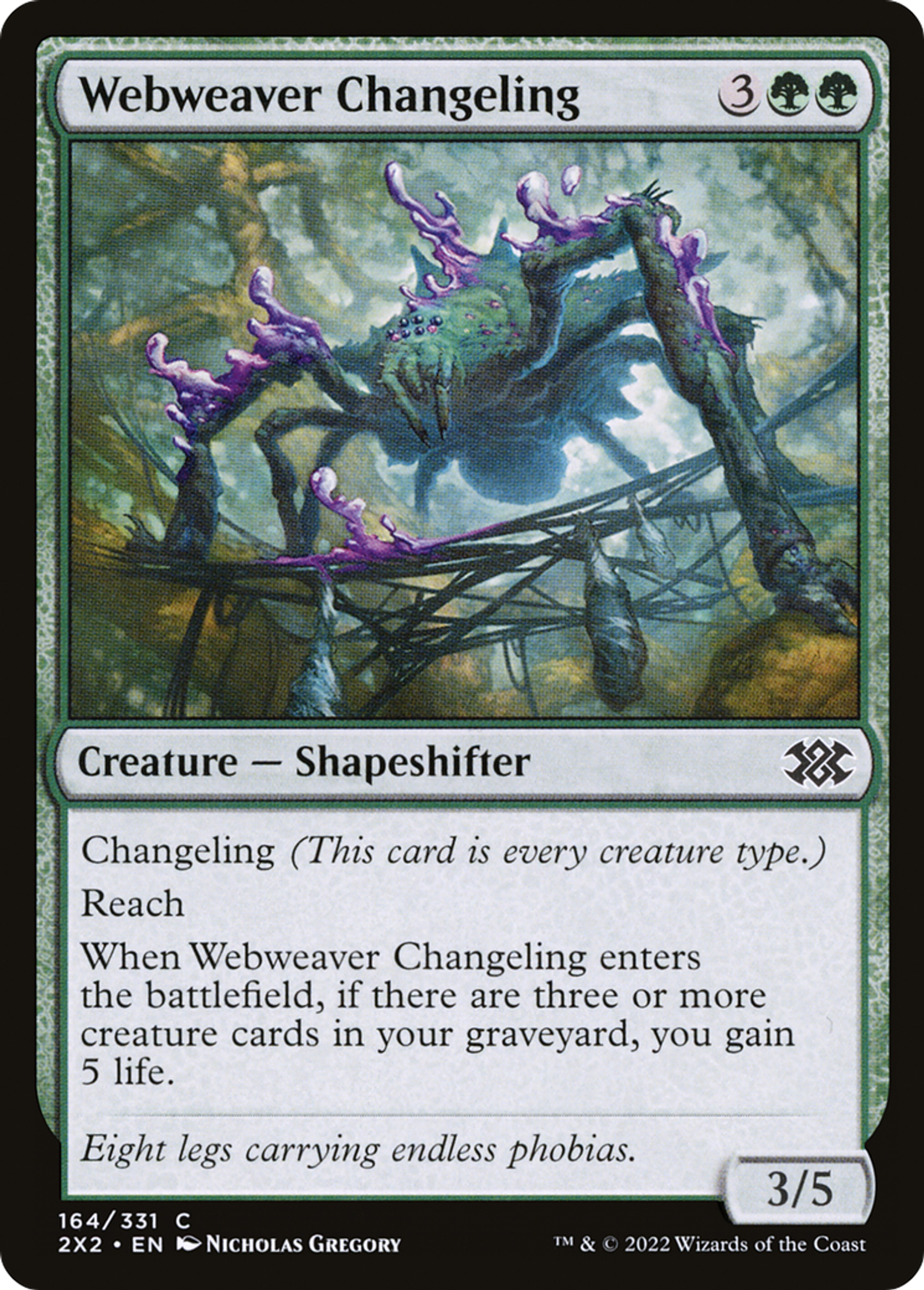 Changelin tissetoile — Double Masters 2022 — Magic: The Gathering