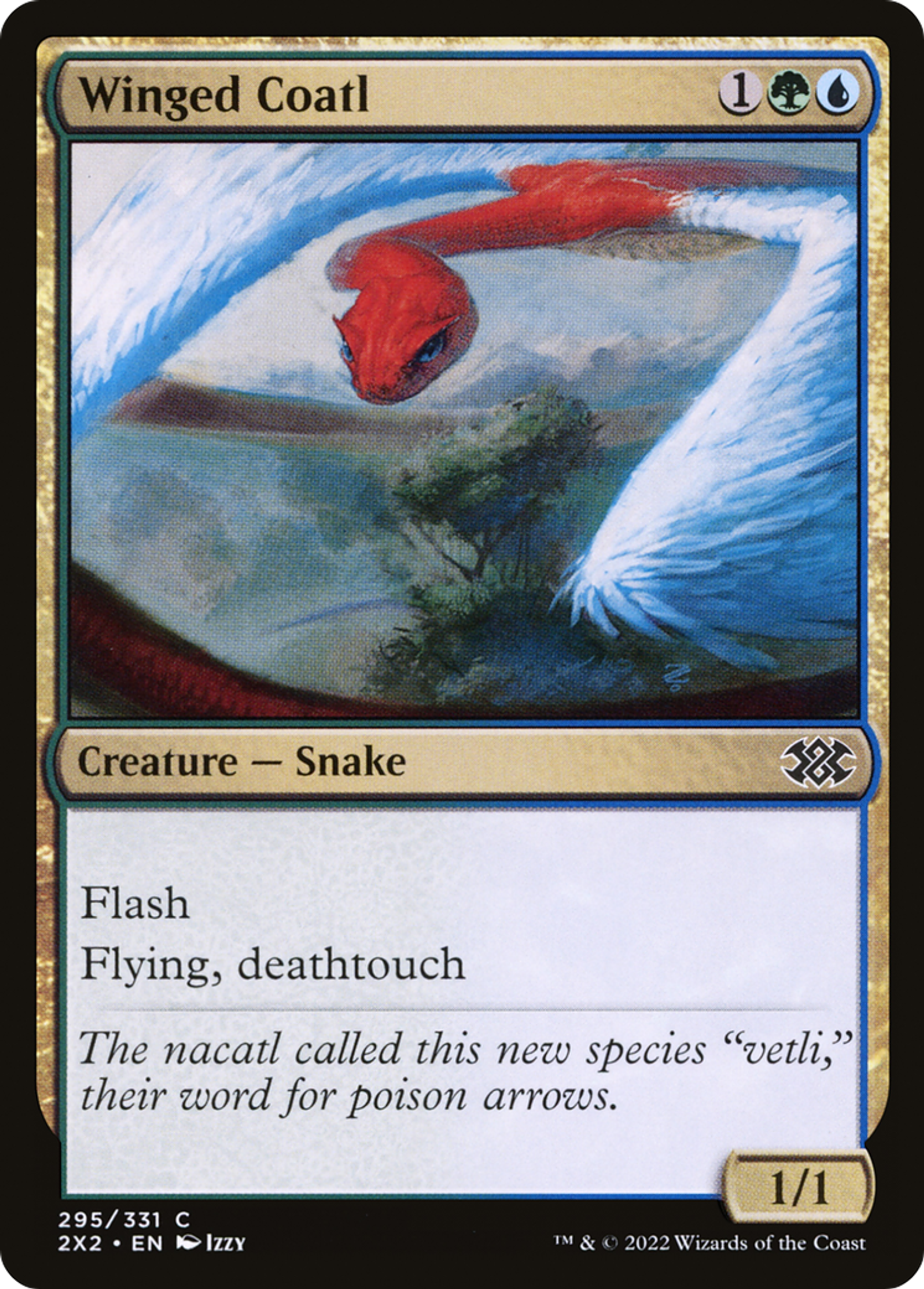 Coatl ailé — Double Masters 2022 — Magic: The Gathering