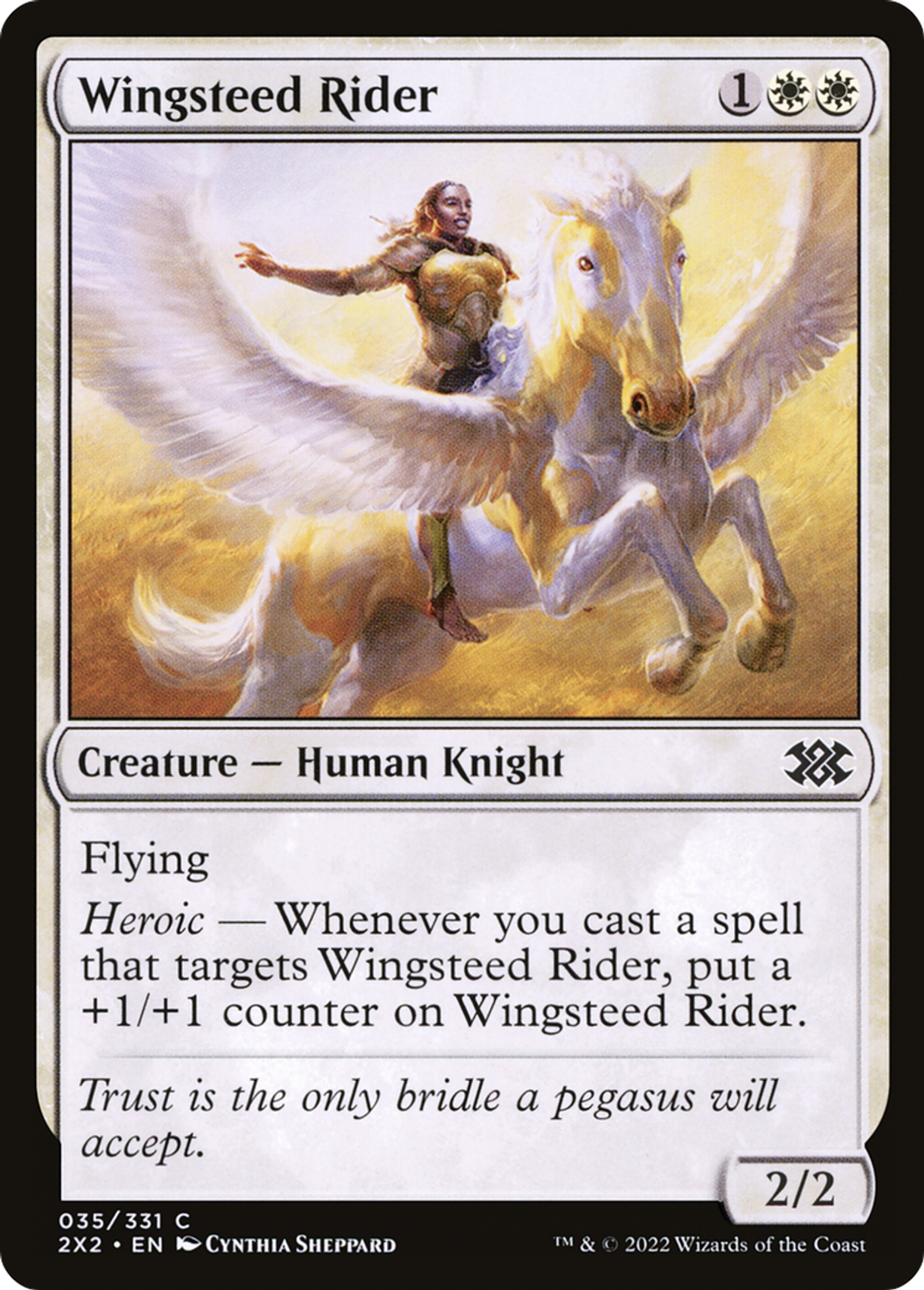 Wingsteed Rider — Double Masters 2022 — Magic: The Gathering