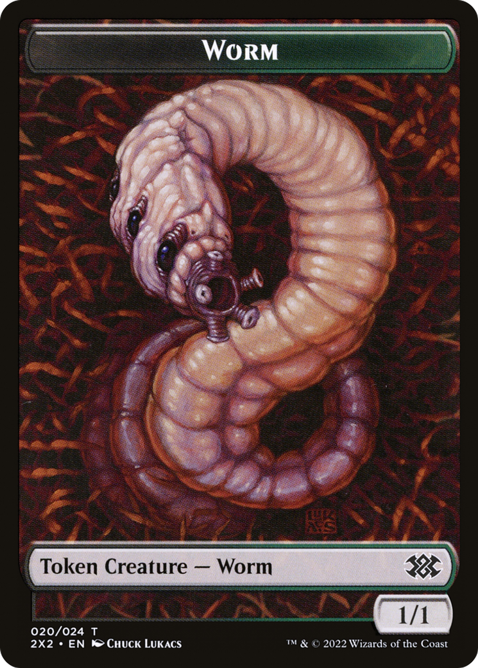 Worm — Double Masters 2022 — Magic: The Gathering