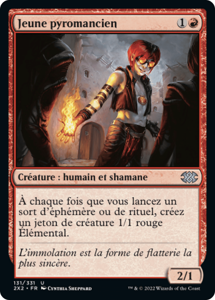 Jeune pyromancien — Double Masters 2022 — Magic: The Gathering