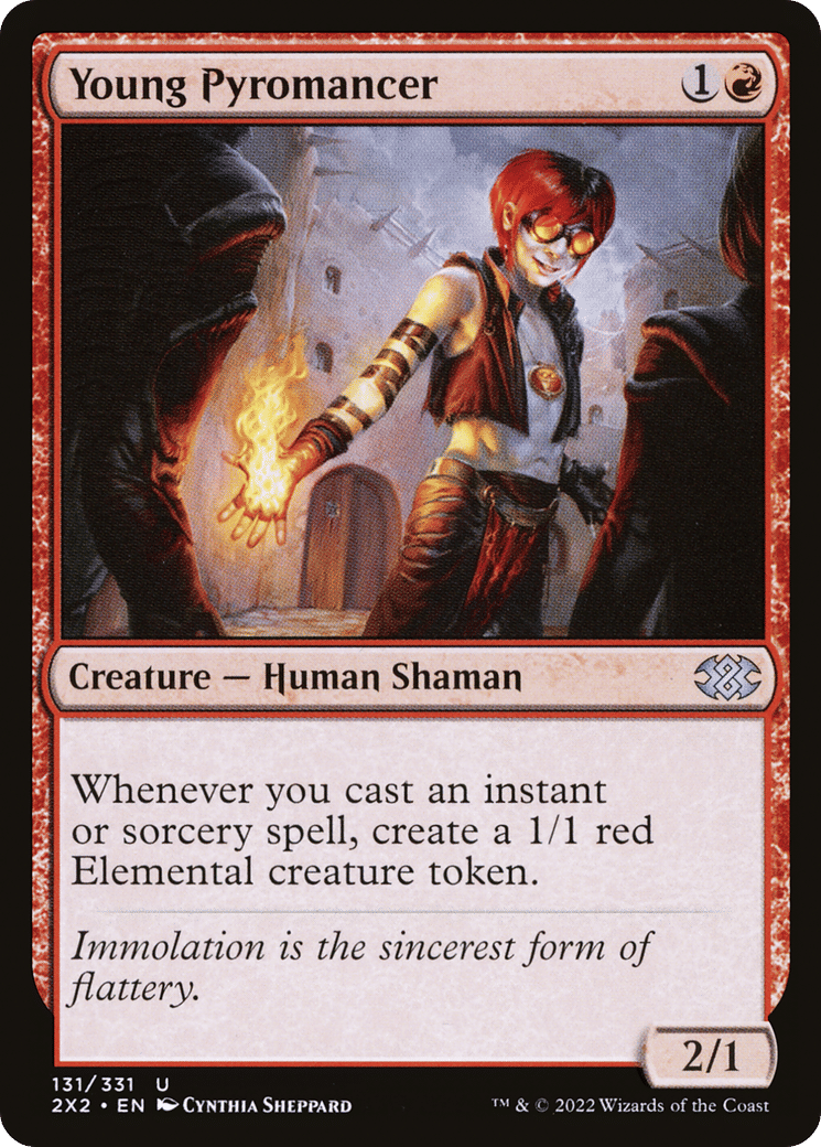 Young Pyromancer — Double Masters 2022 — Magic: The Gathering