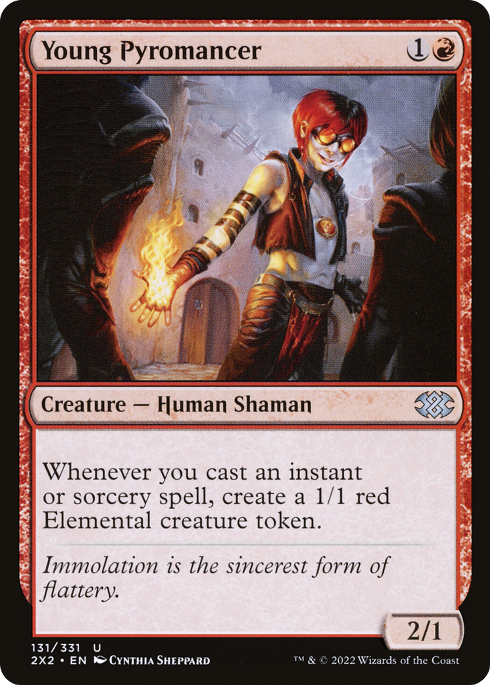Young Pyromancer — Double Masters 2022 — Magic: The Gathering