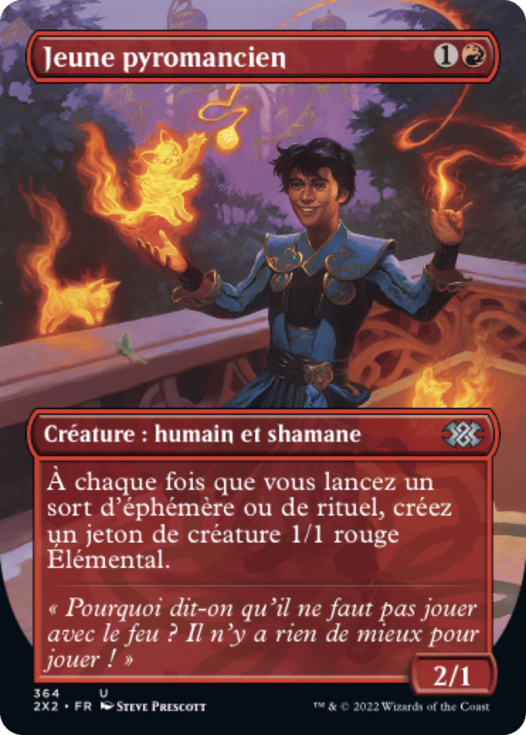 Jeune pyromancien — Double Masters 2022 — Magic: The Gathering