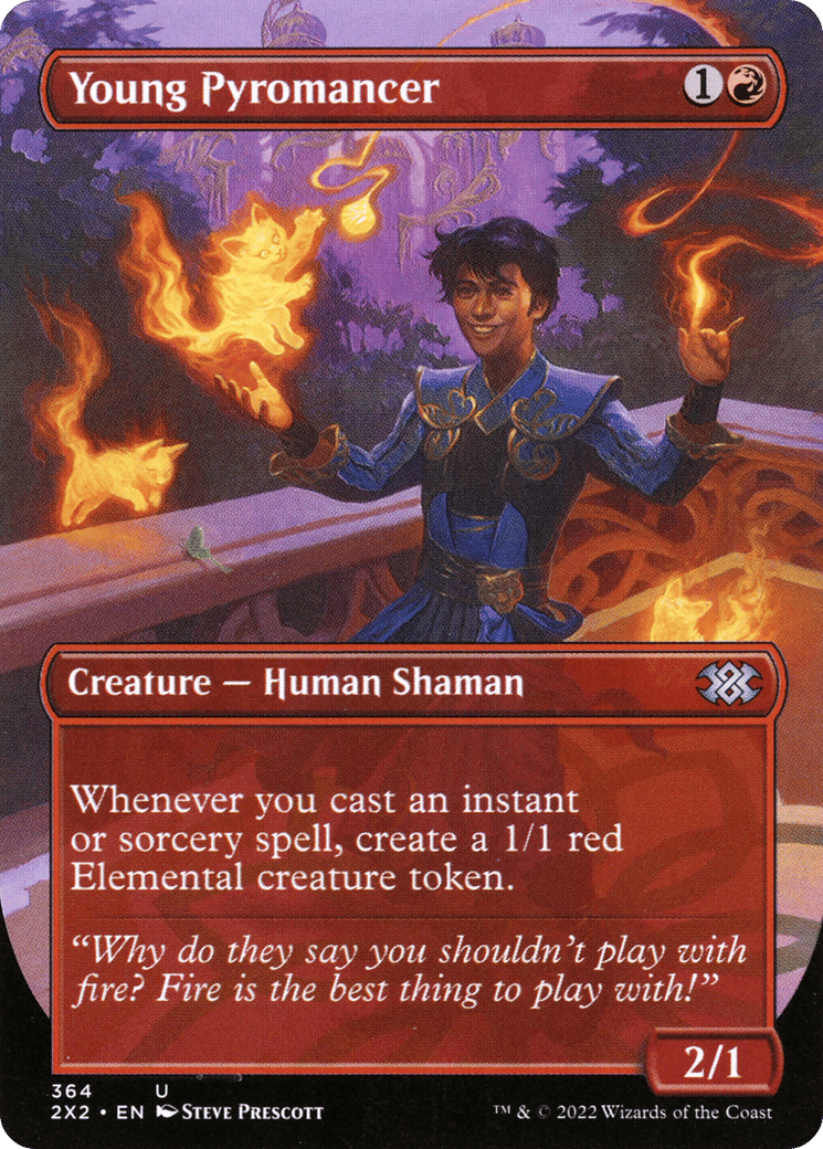 Young Pyromancer — Double Masters 2022 — Magic: The Gathering