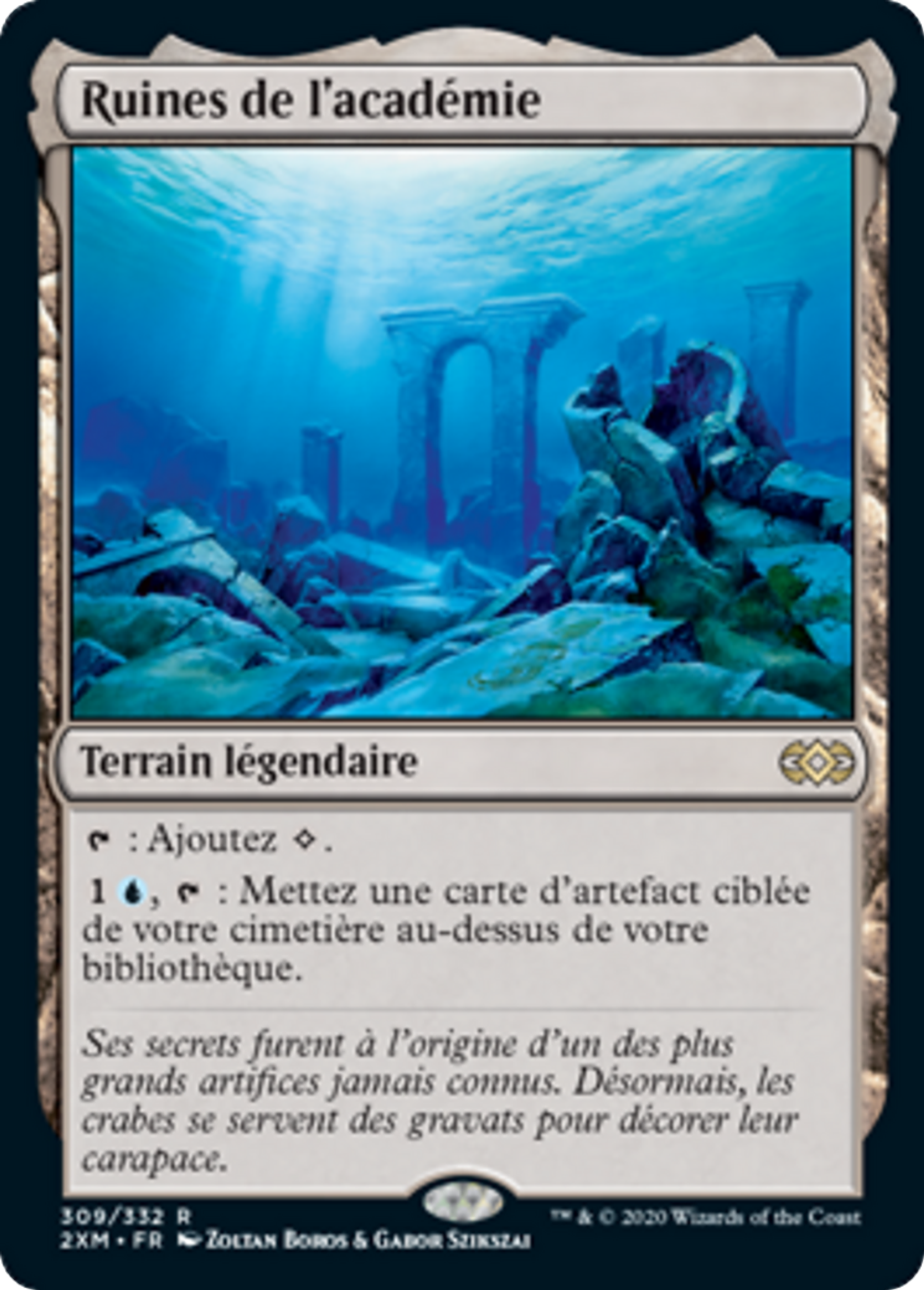 Ruines de l'académie — Double Masters — Magic: The Gathering