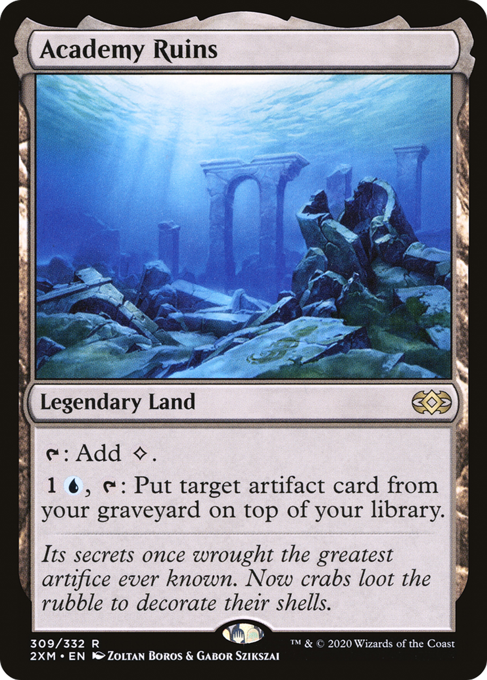 Academy Ruins — Double Masters — Magic: The Gathering