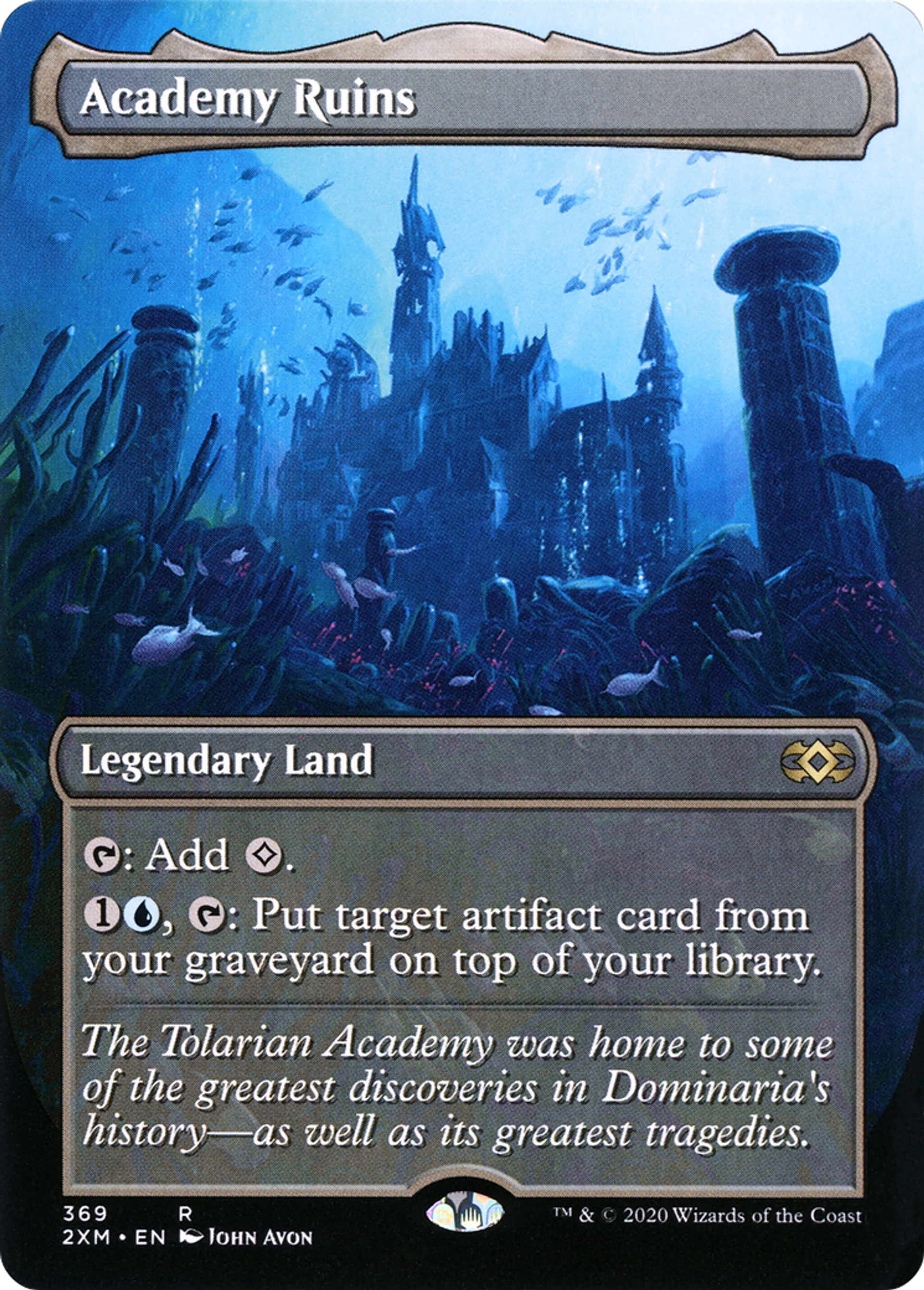 Academy Ruins — Double Masters — Magic: The Gathering