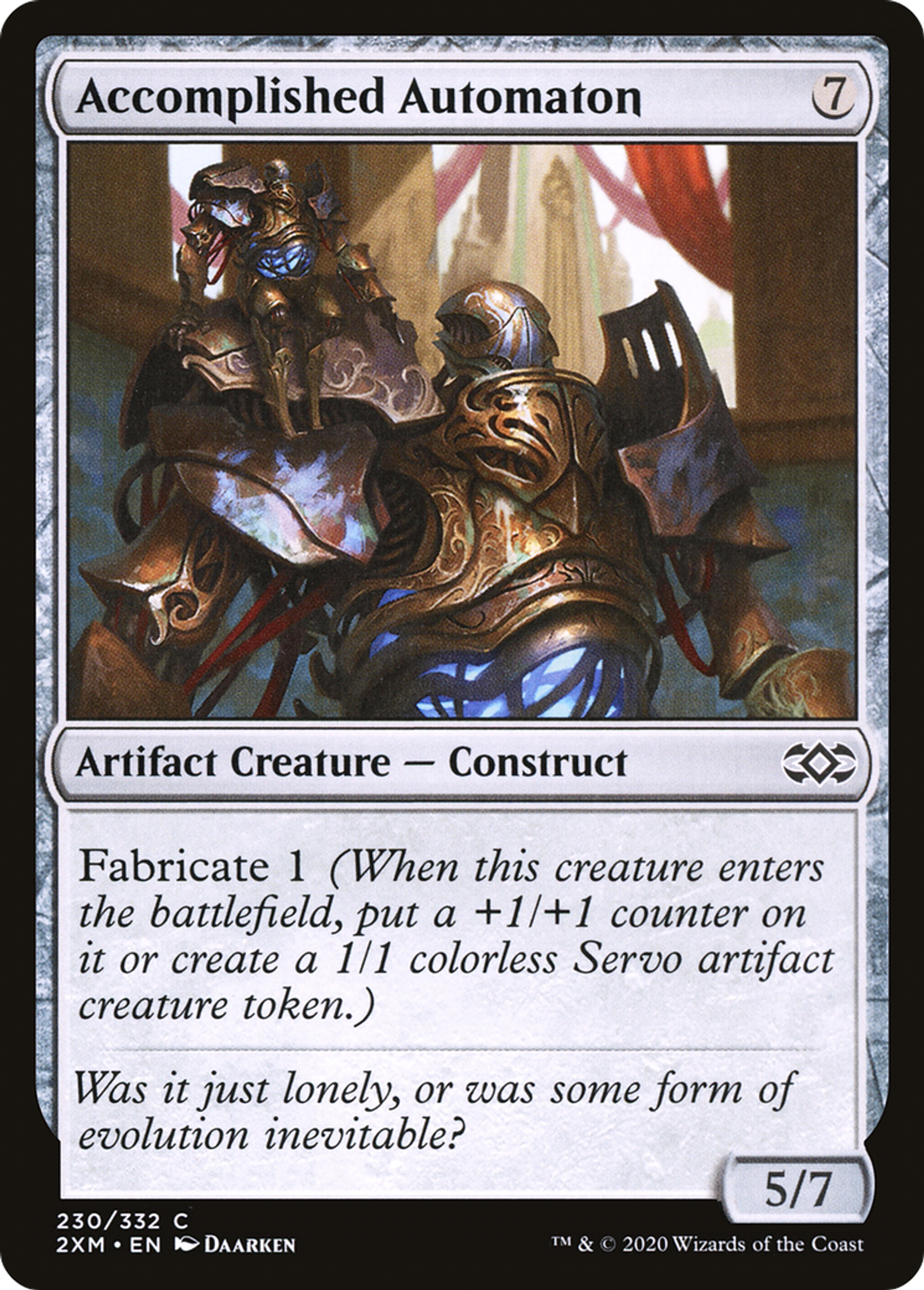 Automate accompli — Double Masters — Magic: The Gathering