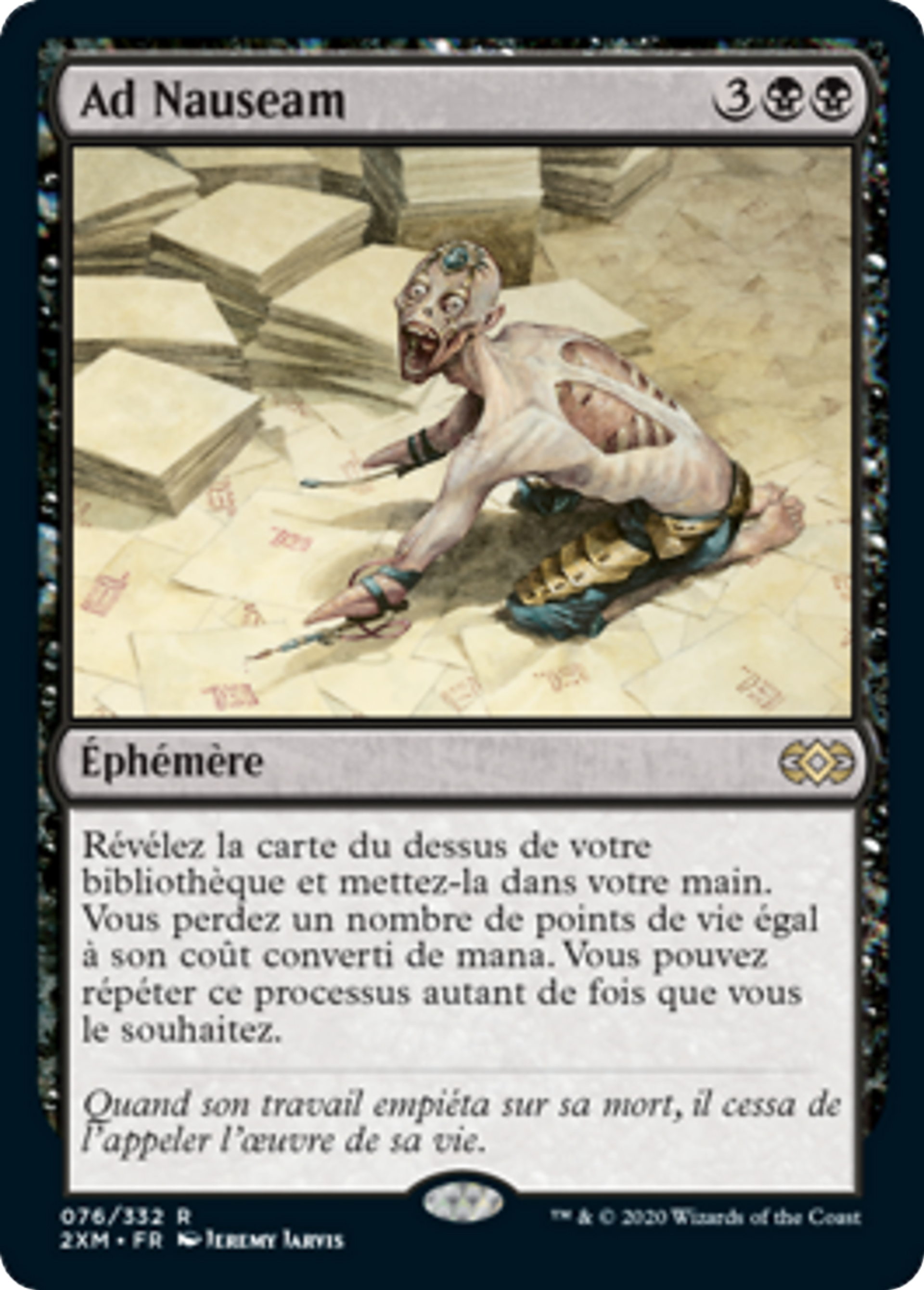 Ad Nauseam — Double Masters — Magic: The Gathering