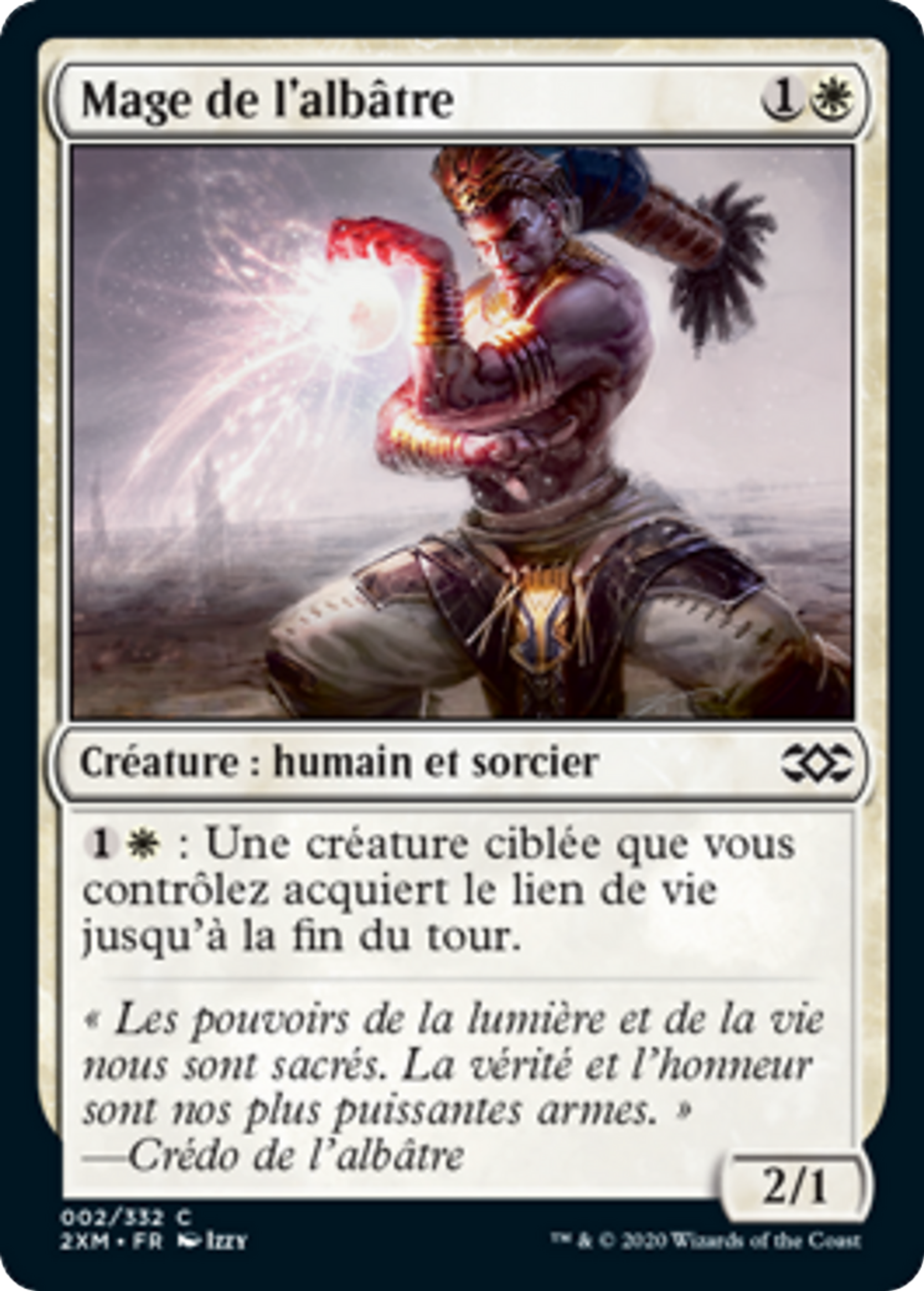 Mage de l'albâtre — Double Masters — Magic: The Gathering