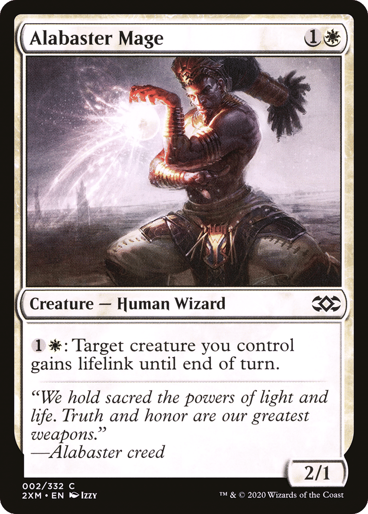 Alabaster Mage — Double Masters — Magic: The Gathering
