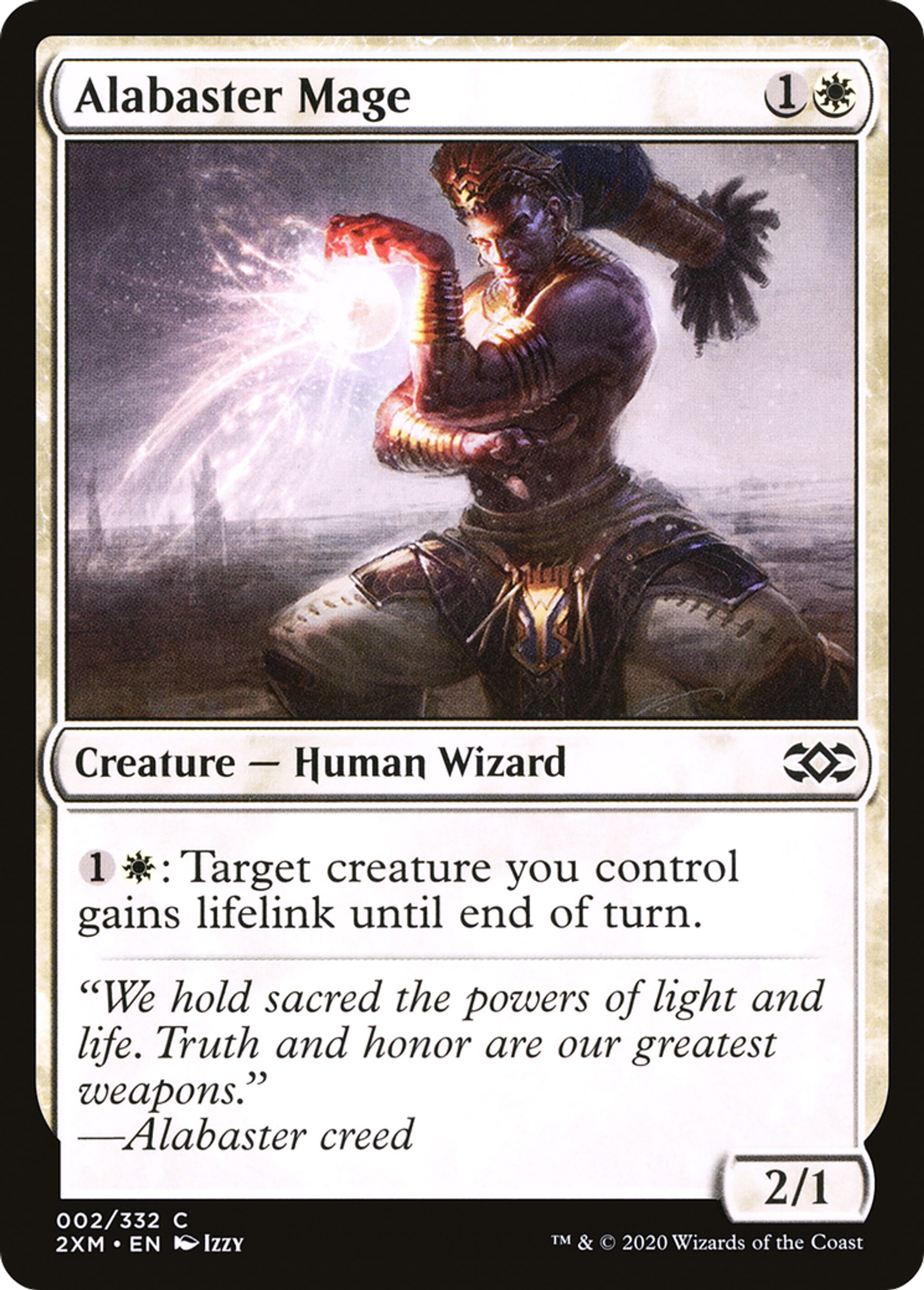 Alabaster Mage — Double Masters — Magic: The Gathering