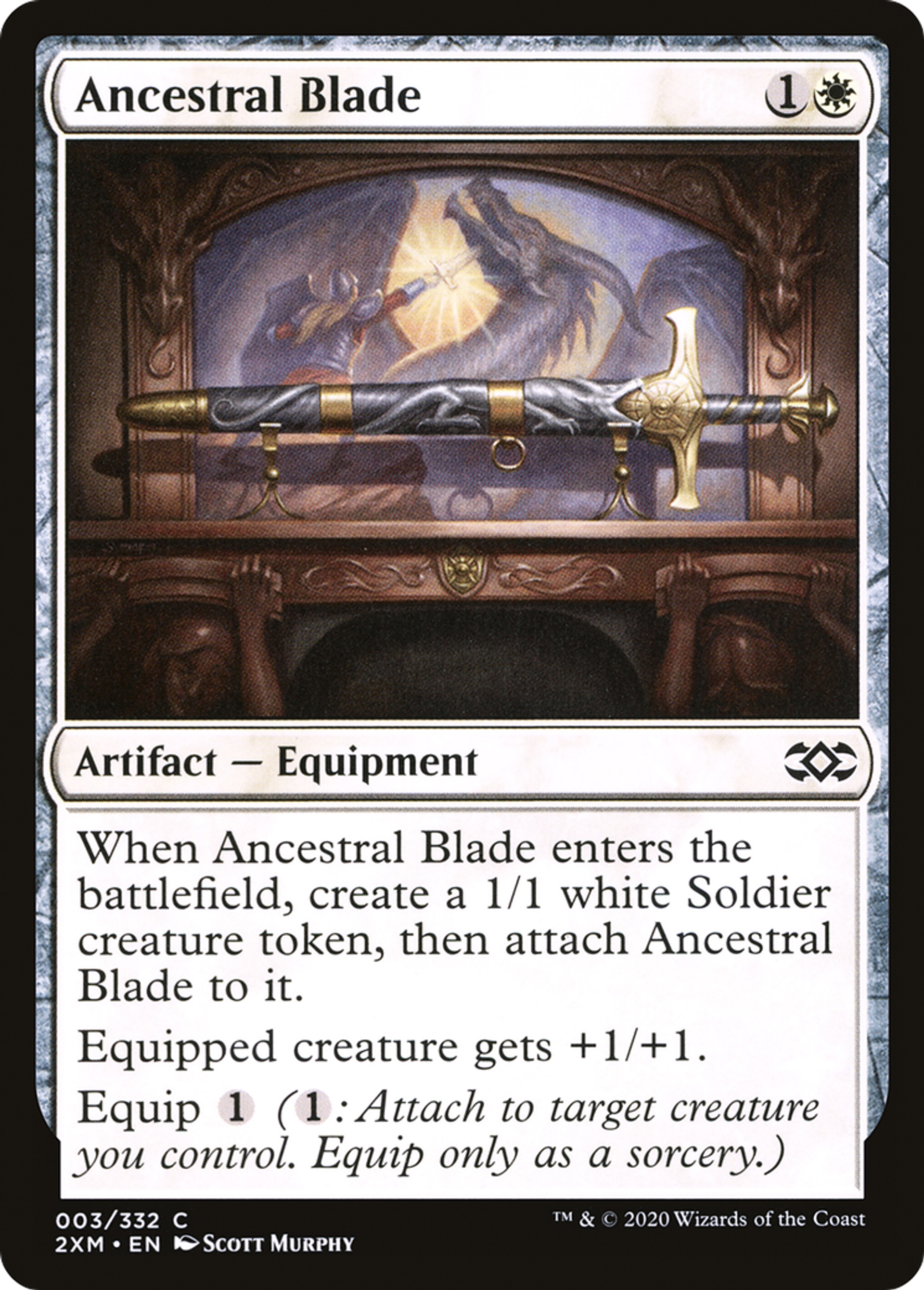Ancestral Blade — Double Masters — Magic: The Gathering
