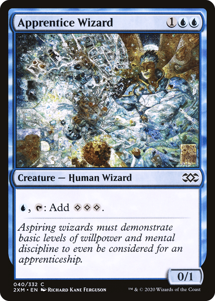 Apprentice Wizard — Double Masters — Magic: The Gathering