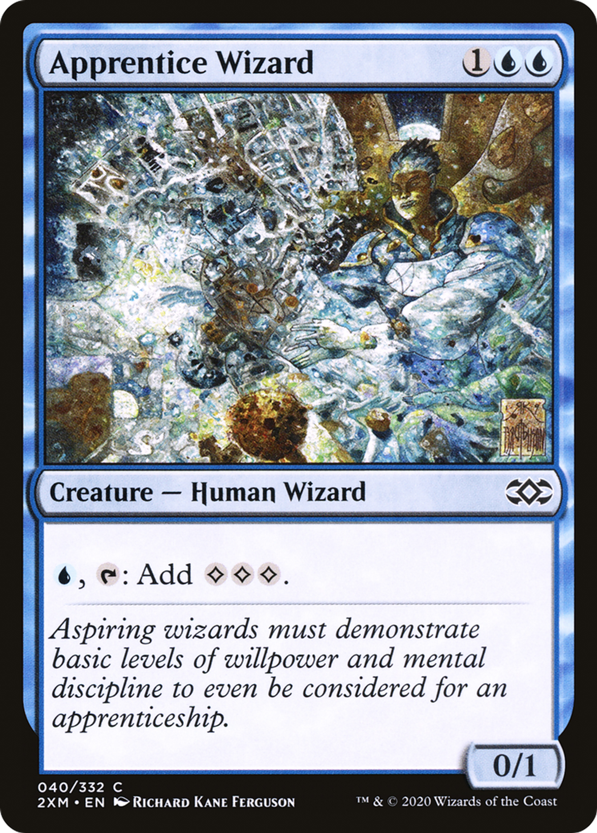 Apprentice Wizard — Double Masters — Magic: The Gathering