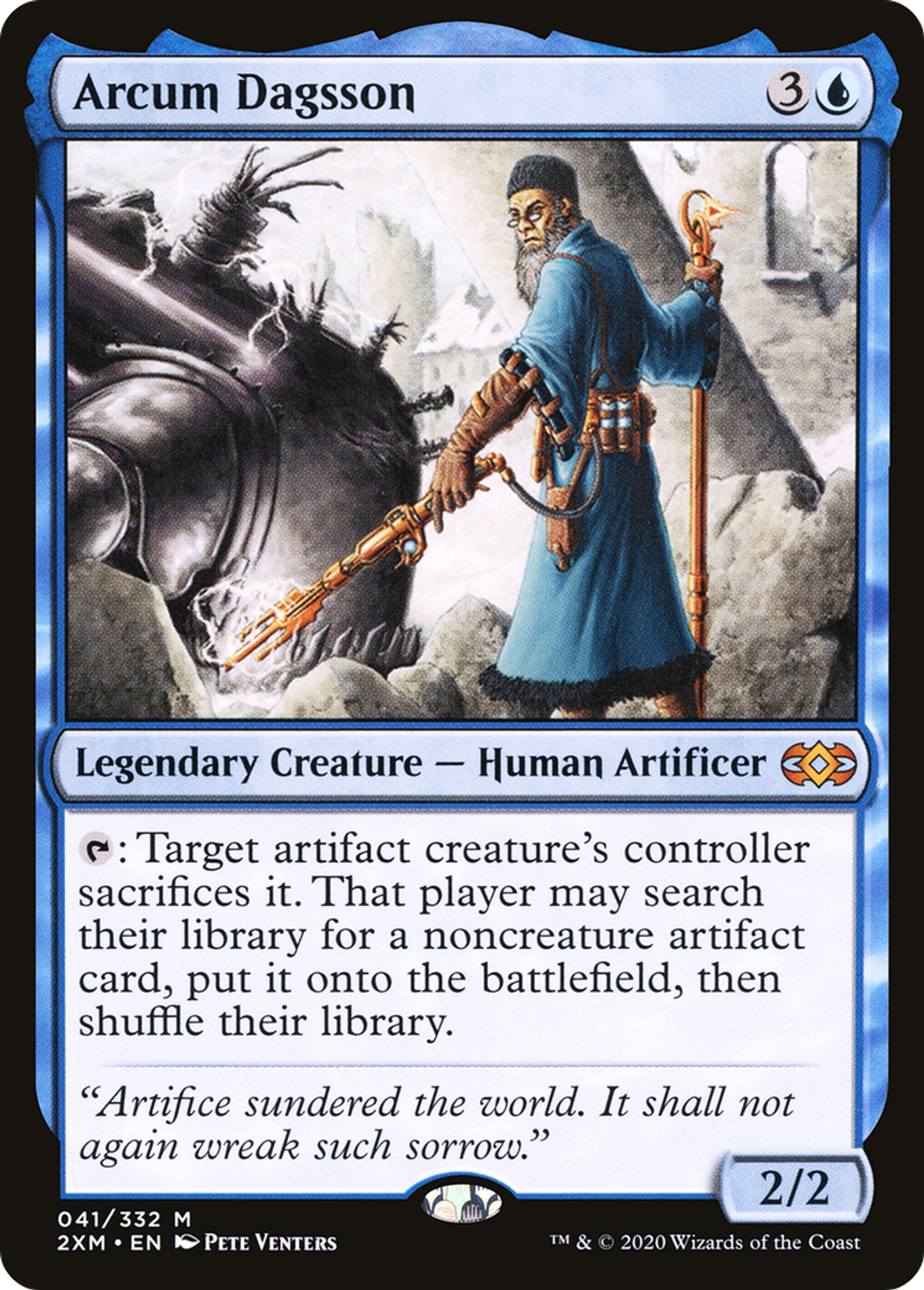 Arcum Dagsson — Double Masters — Magic: The Gathering