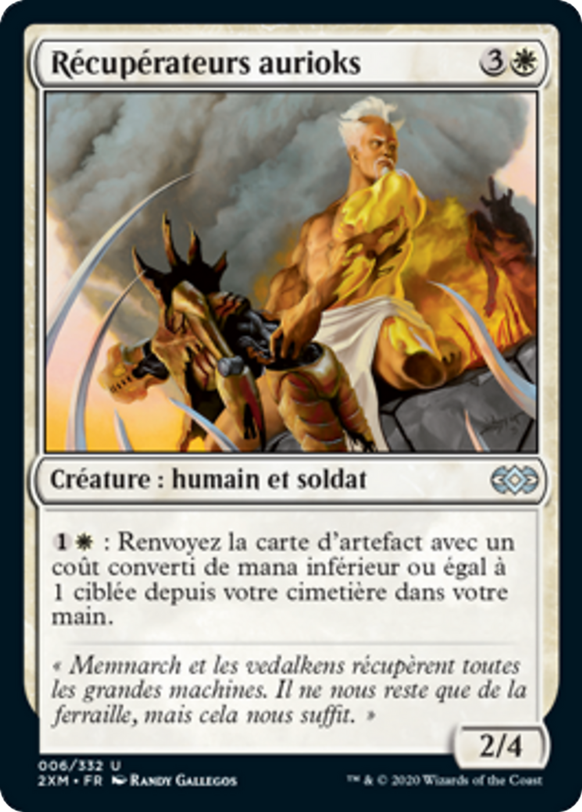 Récupérateurs aurioks — Double Masters — Magic: The Gathering