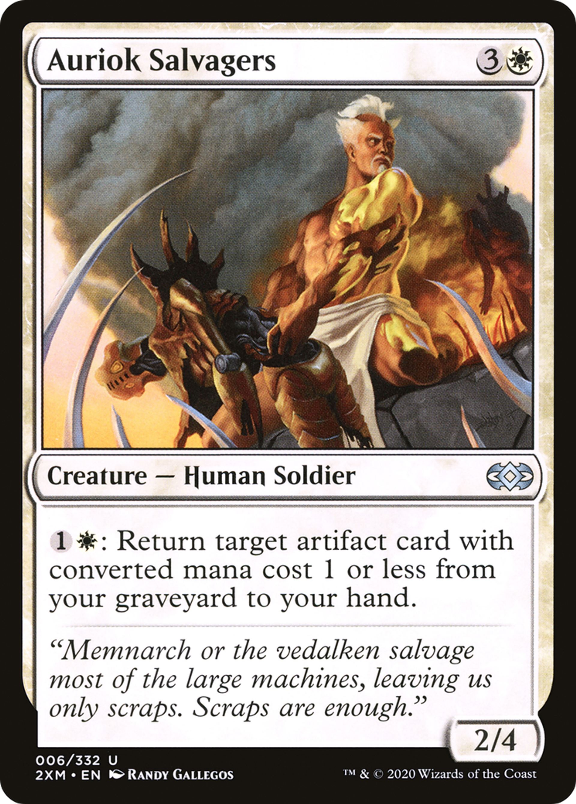 Auriok Salvagers — Double Masters — Magic: The Gathering