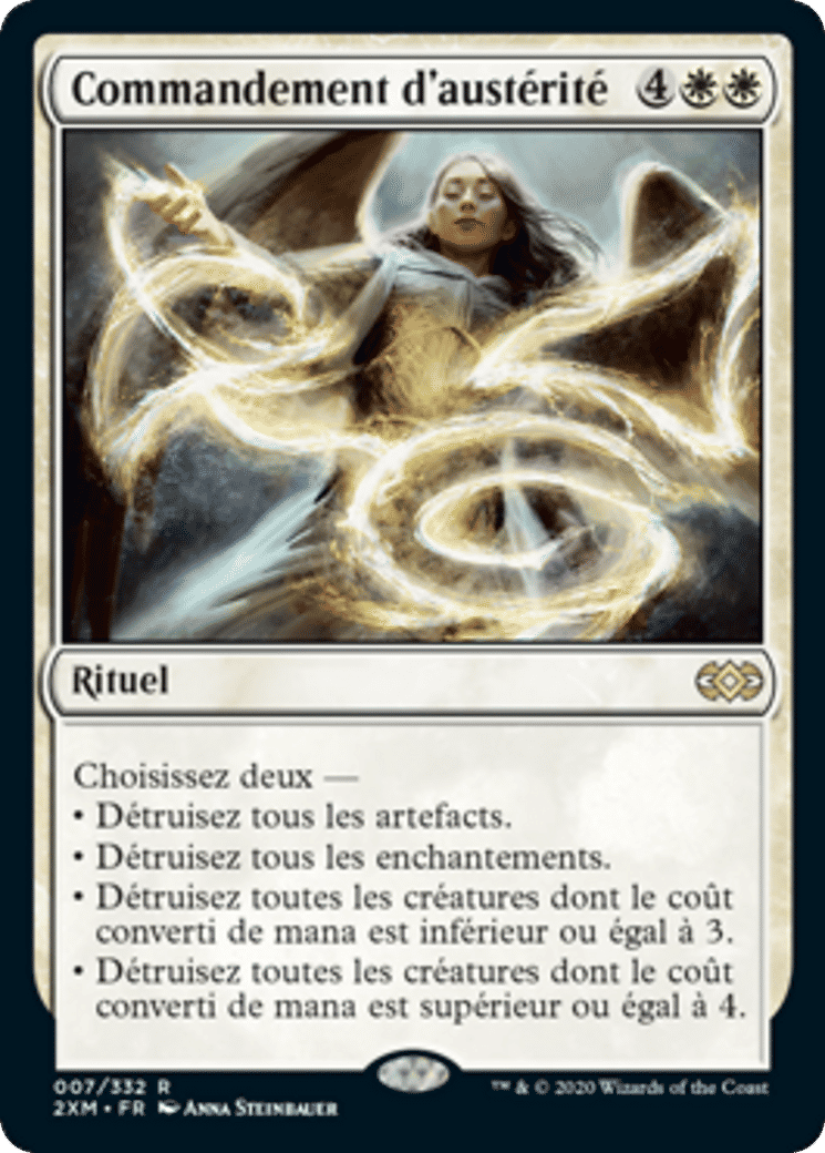Commandement d'austérité — Double Masters — Magic: The Gathering