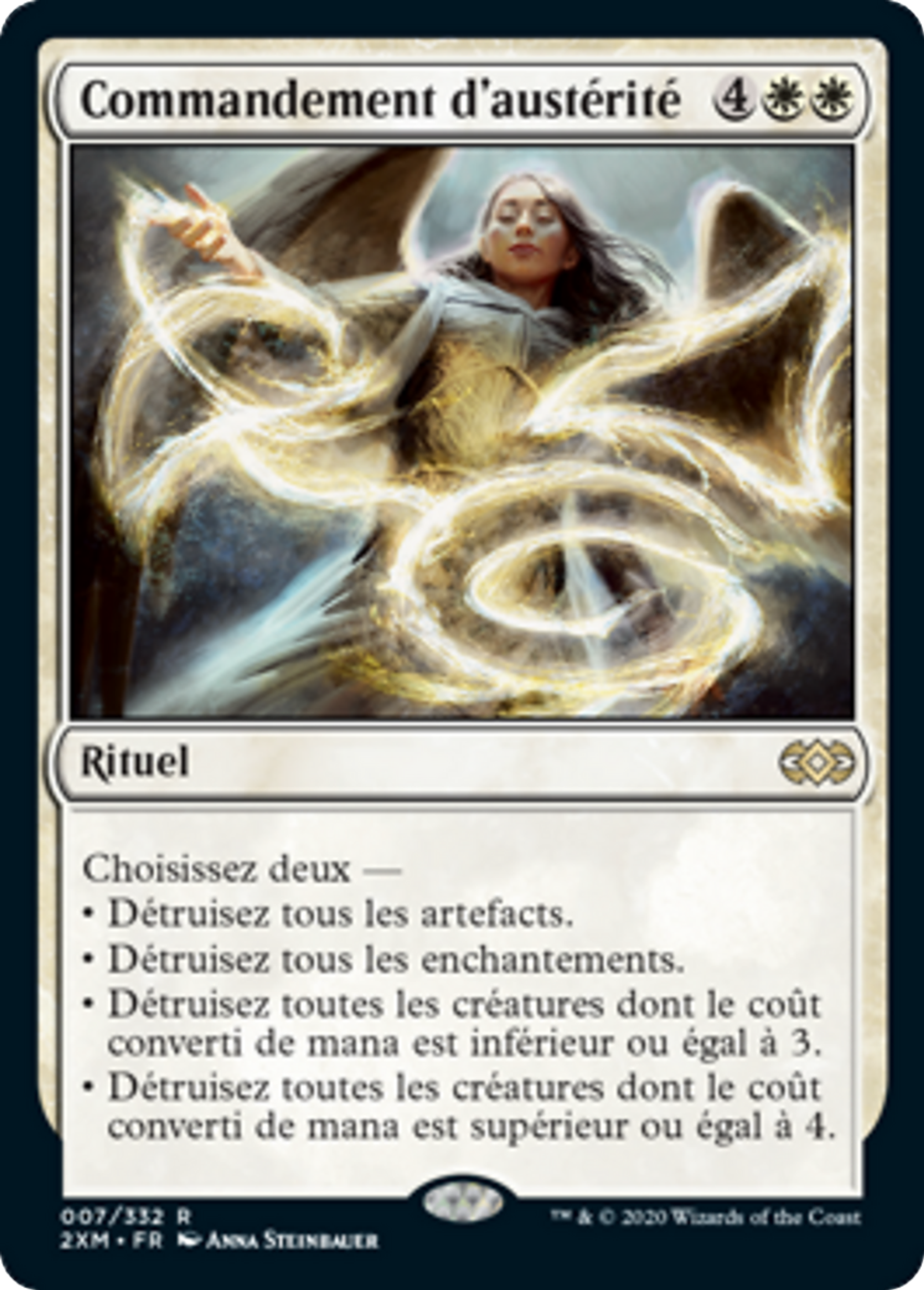 Commandement d'austérité — Double Masters — Magic: The Gathering