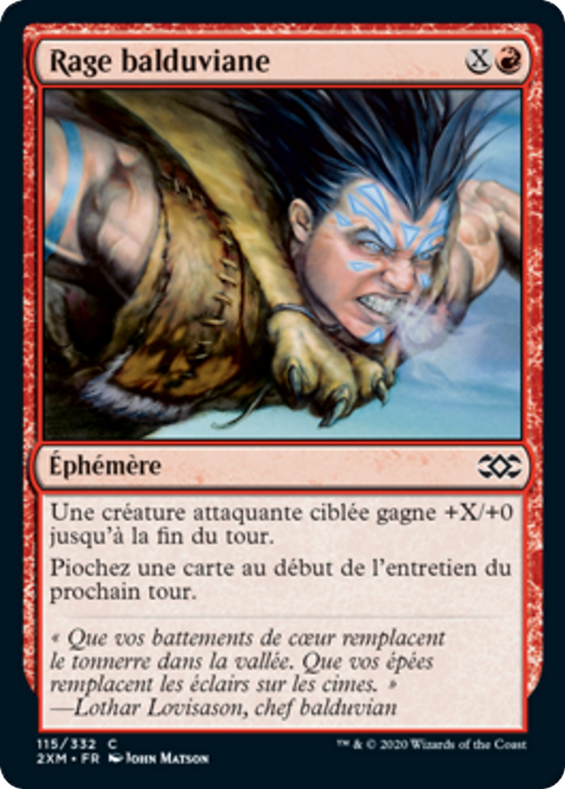Rage balduviane — Double Masters — Magic: The Gathering