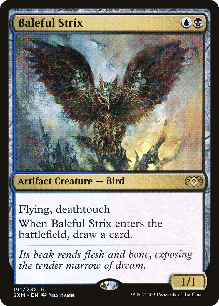 Baleful Strix — Double Masters — Magic: The Gathering