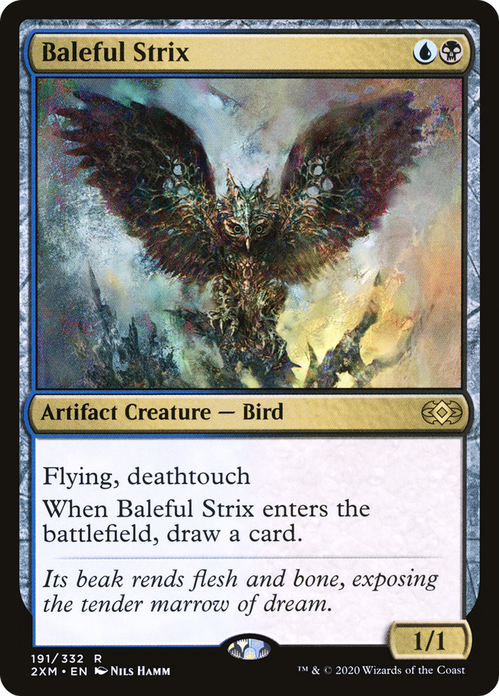 Baleful Strix — Double Masters — Magic: The Gathering