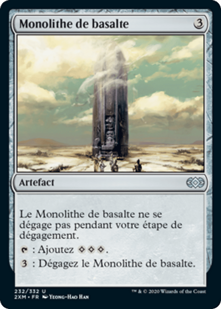 Monolithe de basalte — Double Masters — Magic: The Gathering