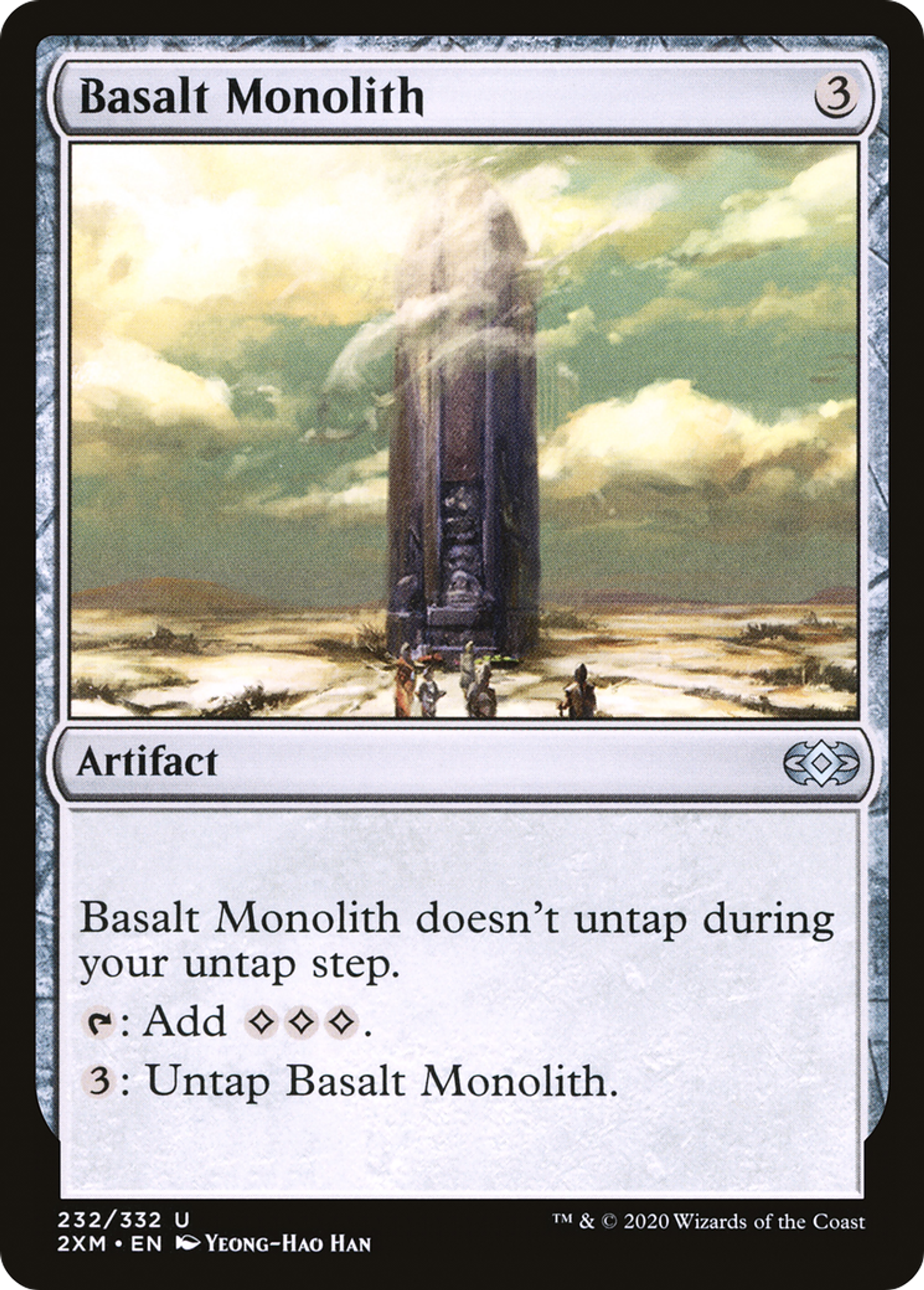 Monolithe de basalte — Double Masters — Magic: The Gathering
