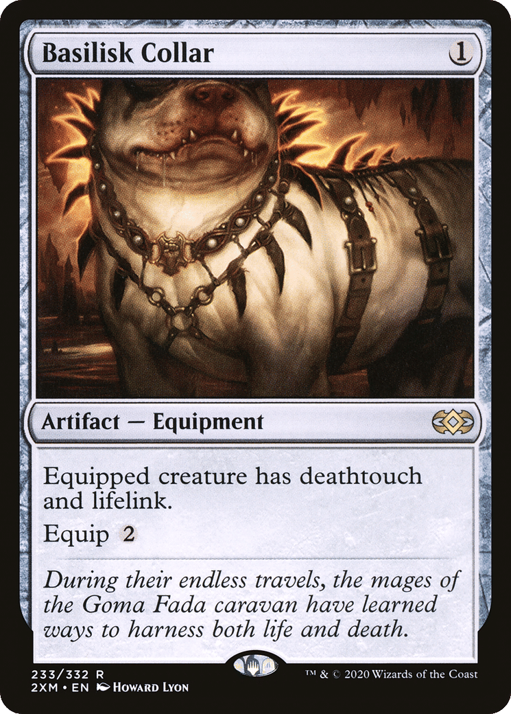 Basilisk Collar — Double Masters — Magic: The Gathering
