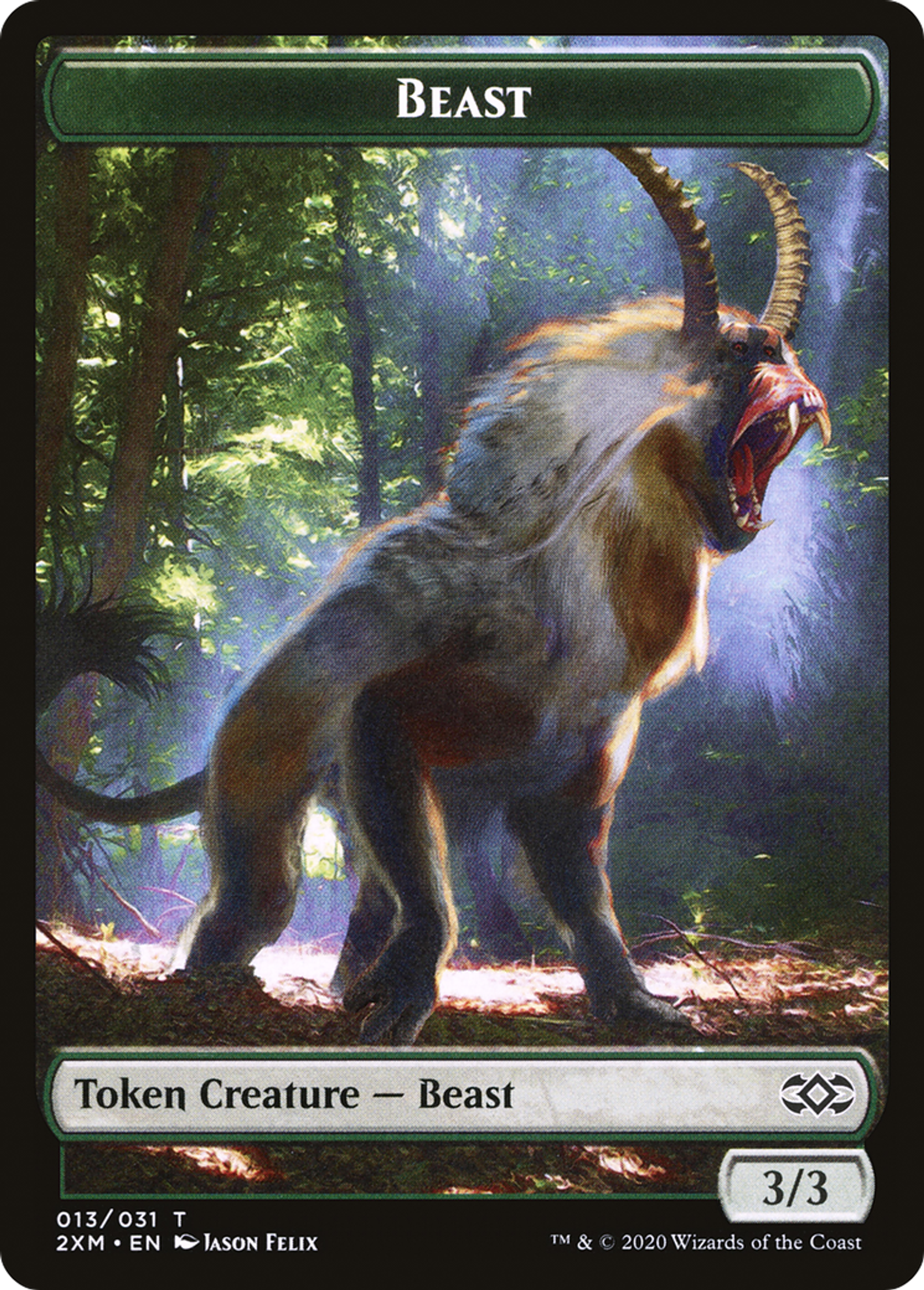 Beast — Double Masters — Magic: The Gathering