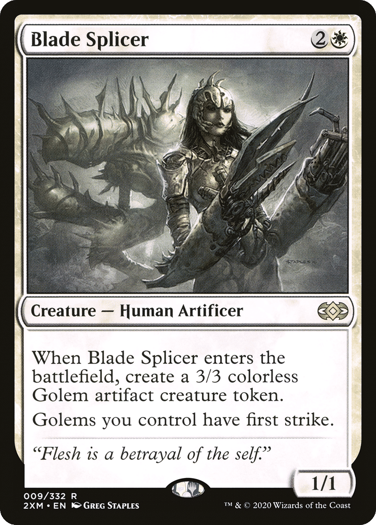 Blade Splicer — Double Masters — Magic: The Gathering