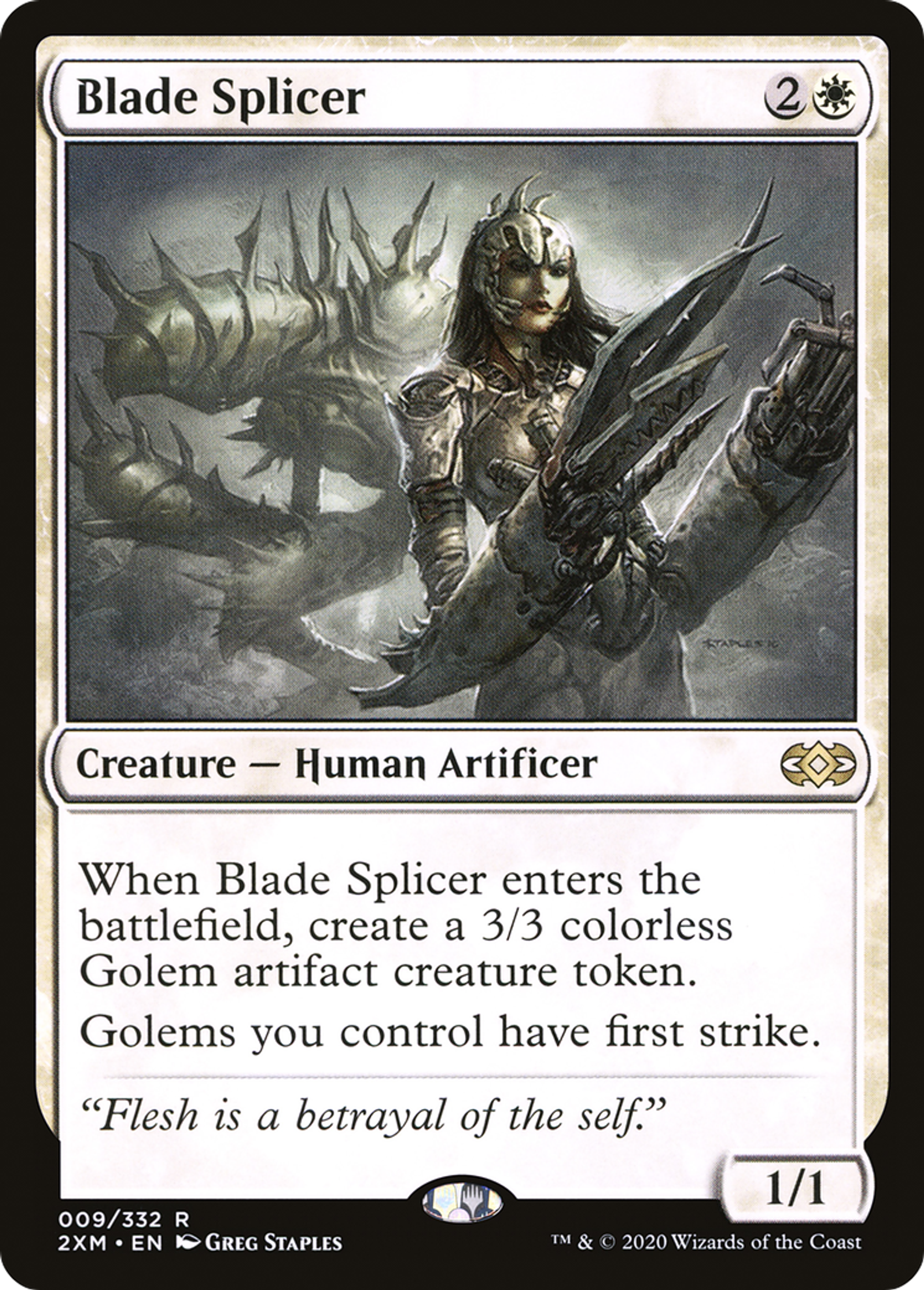 Blade Splicer — Double Masters — Magic: The Gathering