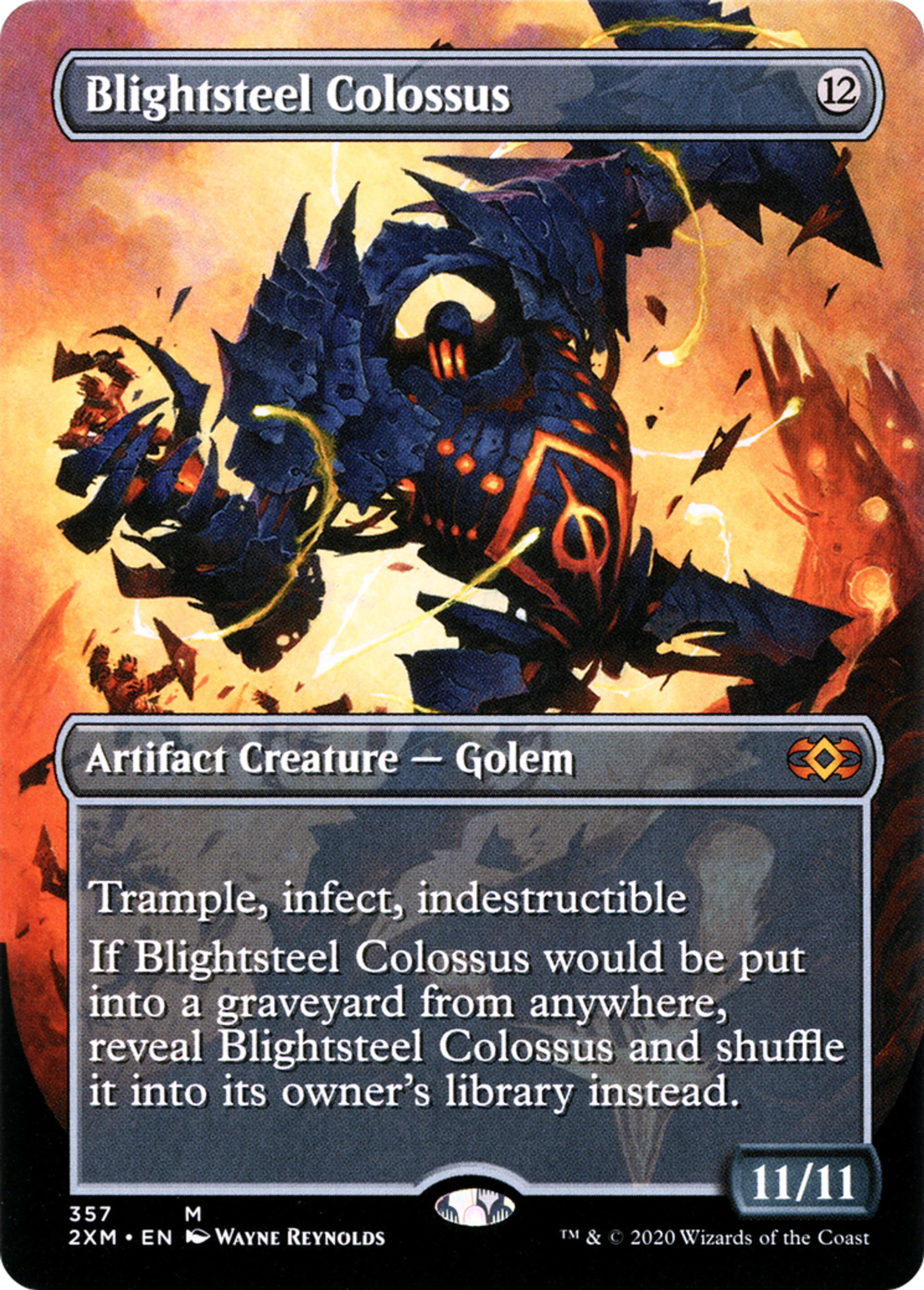 Blightsteel Colossus — Double Masters — Magic: The Gathering
