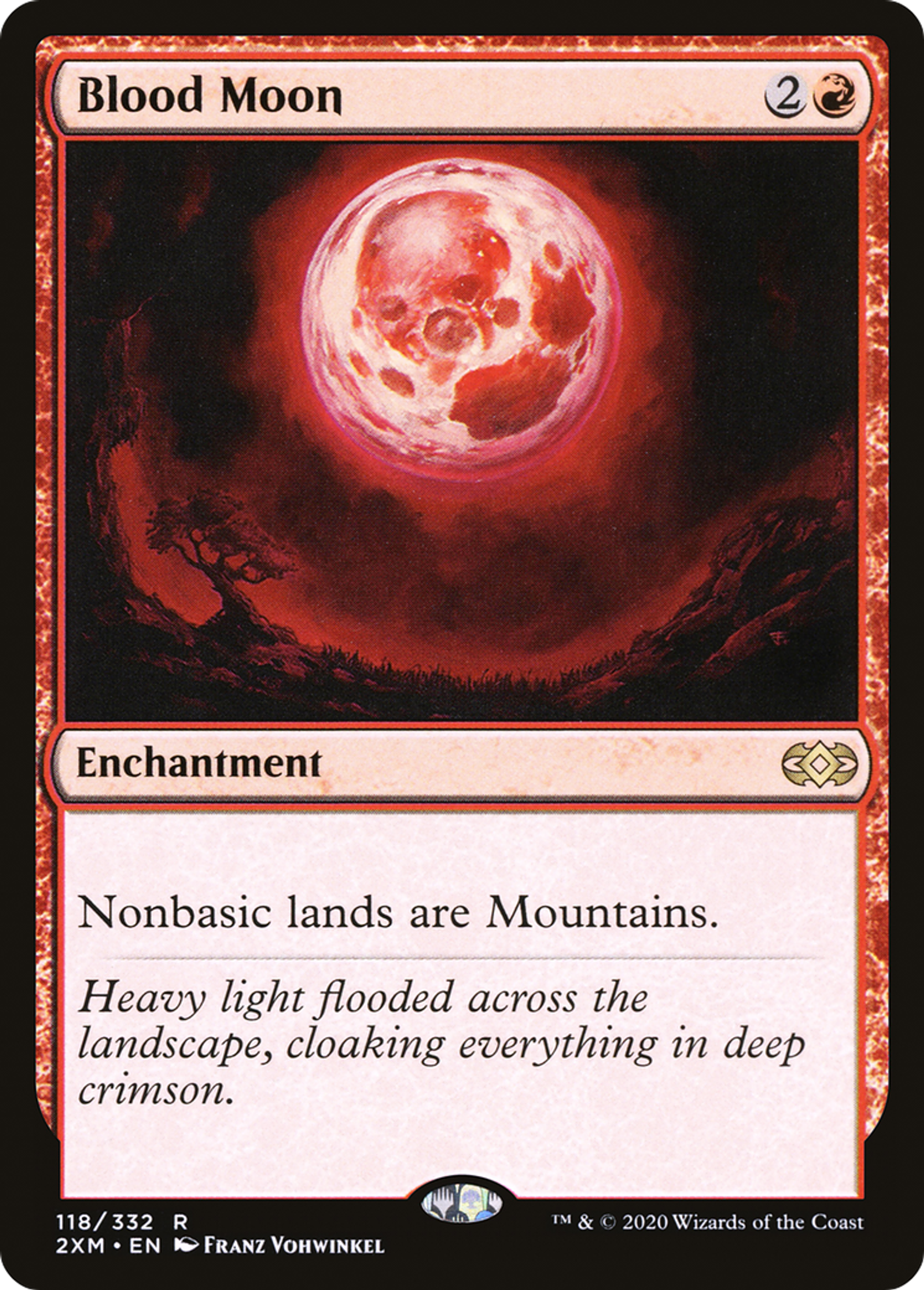 Blood Moon — Double Masters — Magic: The Gathering