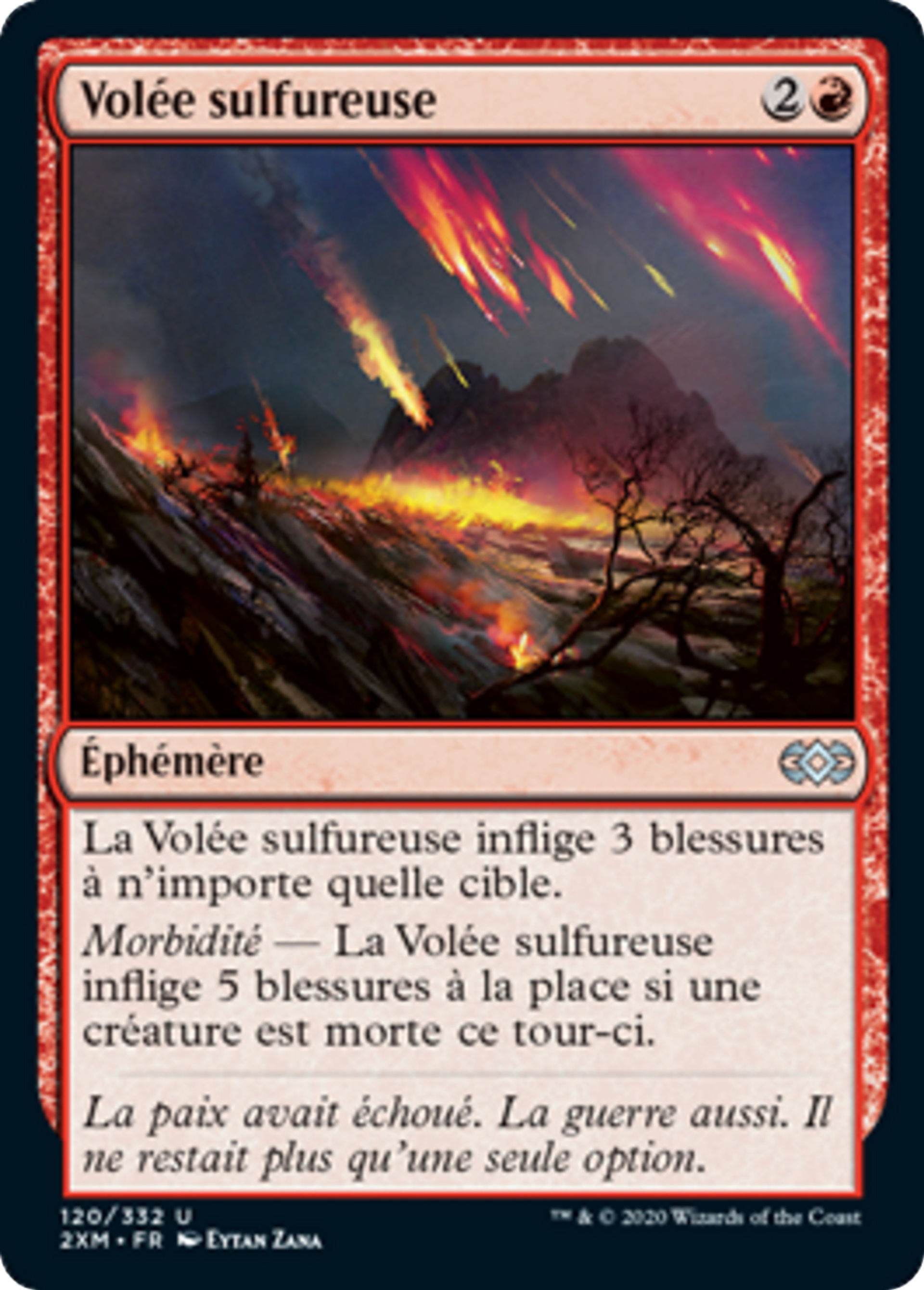 Volée sulfureuse — Double Masters — Magic: The Gathering