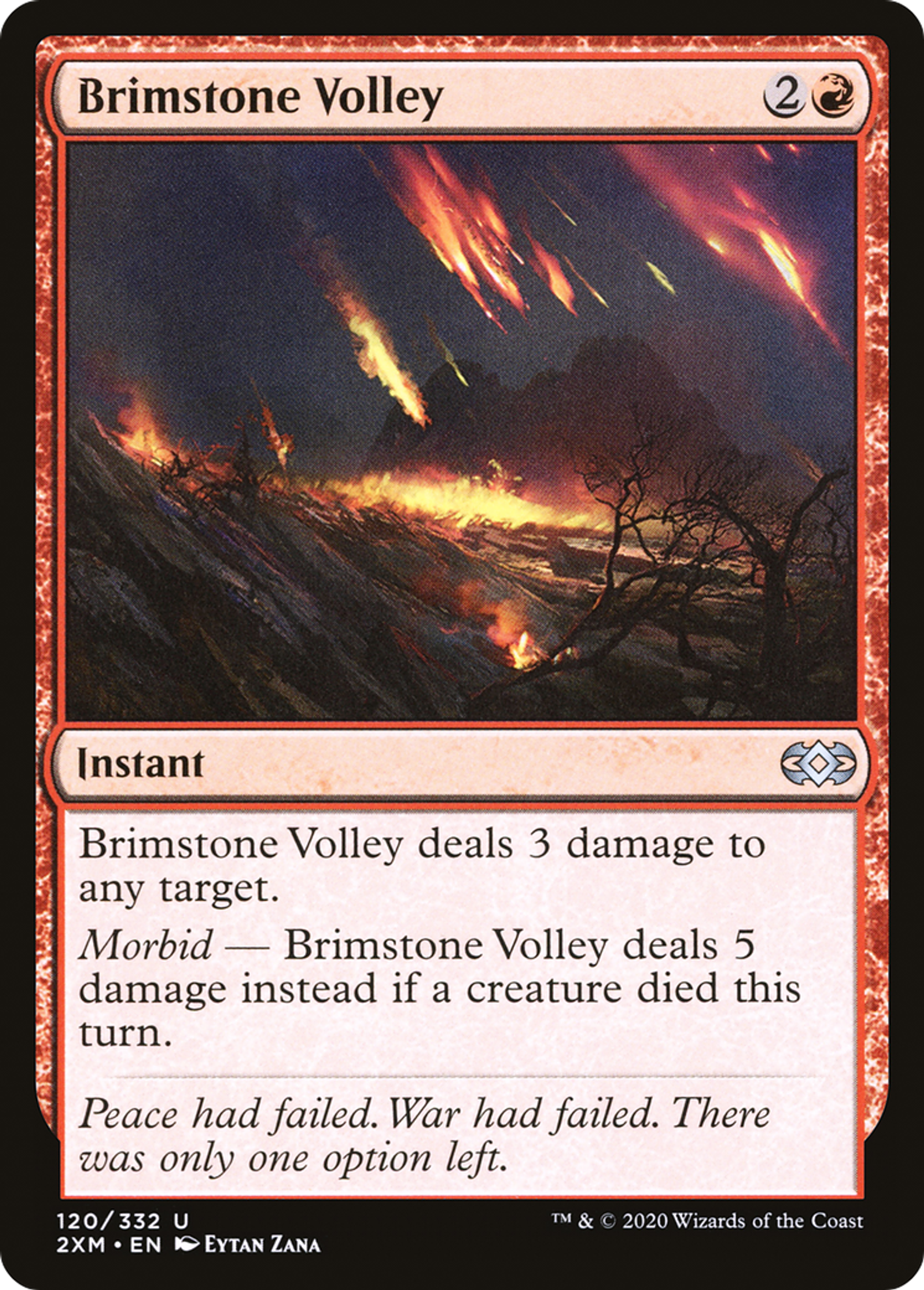 Brimstone Volley — Double Masters — Magic: The Gathering