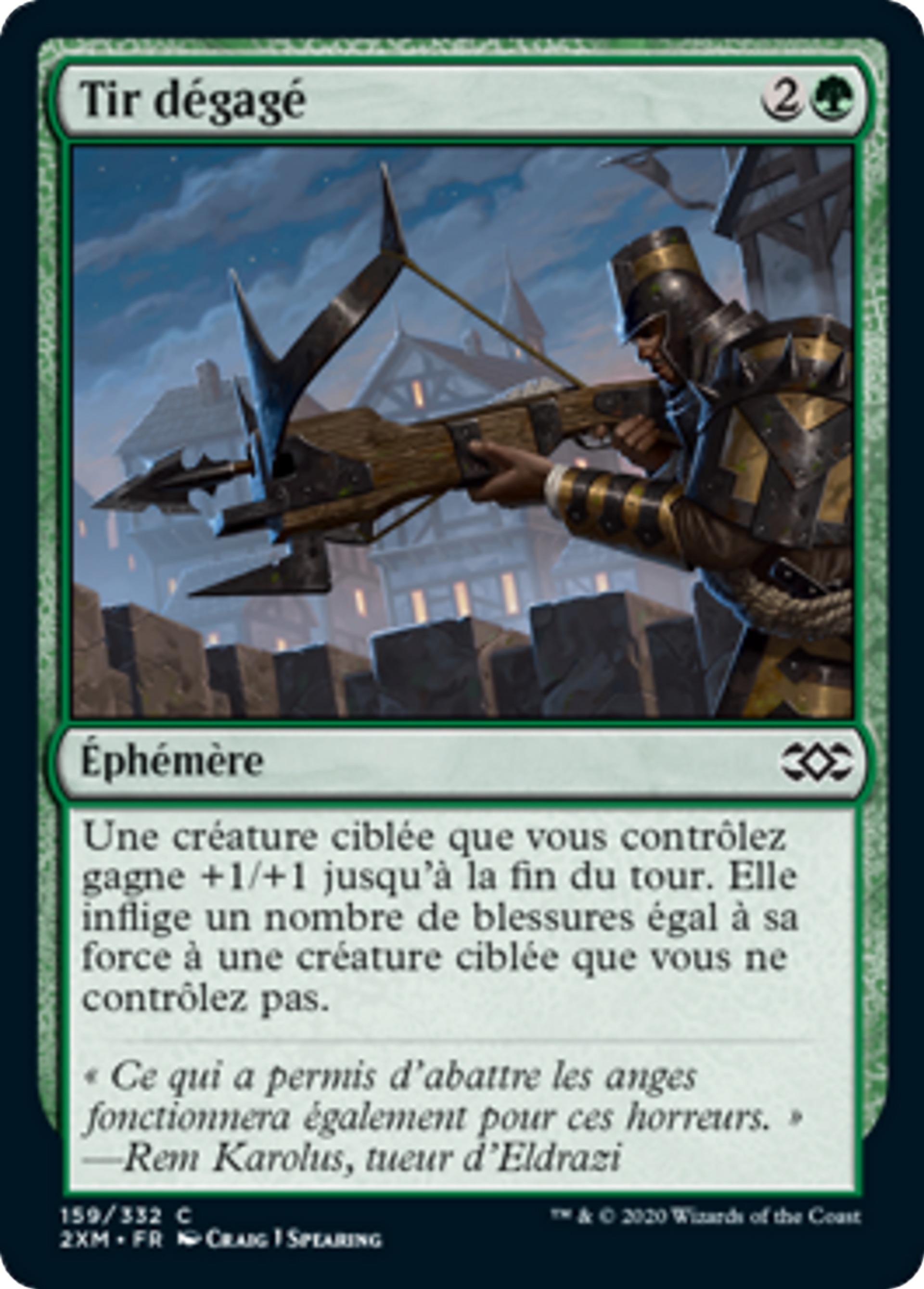 Tir dégagé — Double Masters — Magic: The Gathering