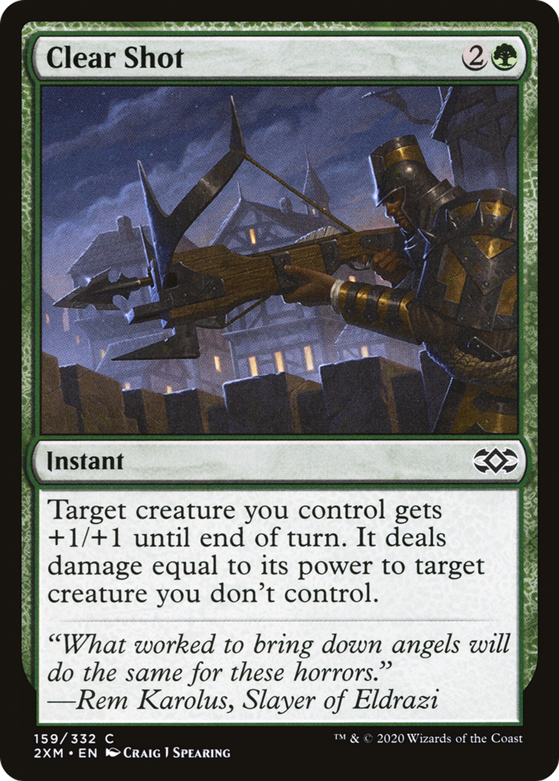 Clear Shot — Double Masters — Magic: The Gathering