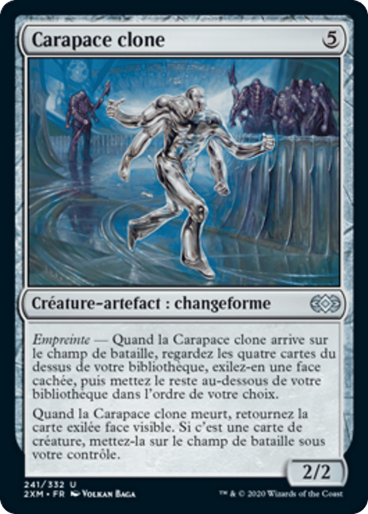 Carapace clone — Double Masters — Magic: The Gathering