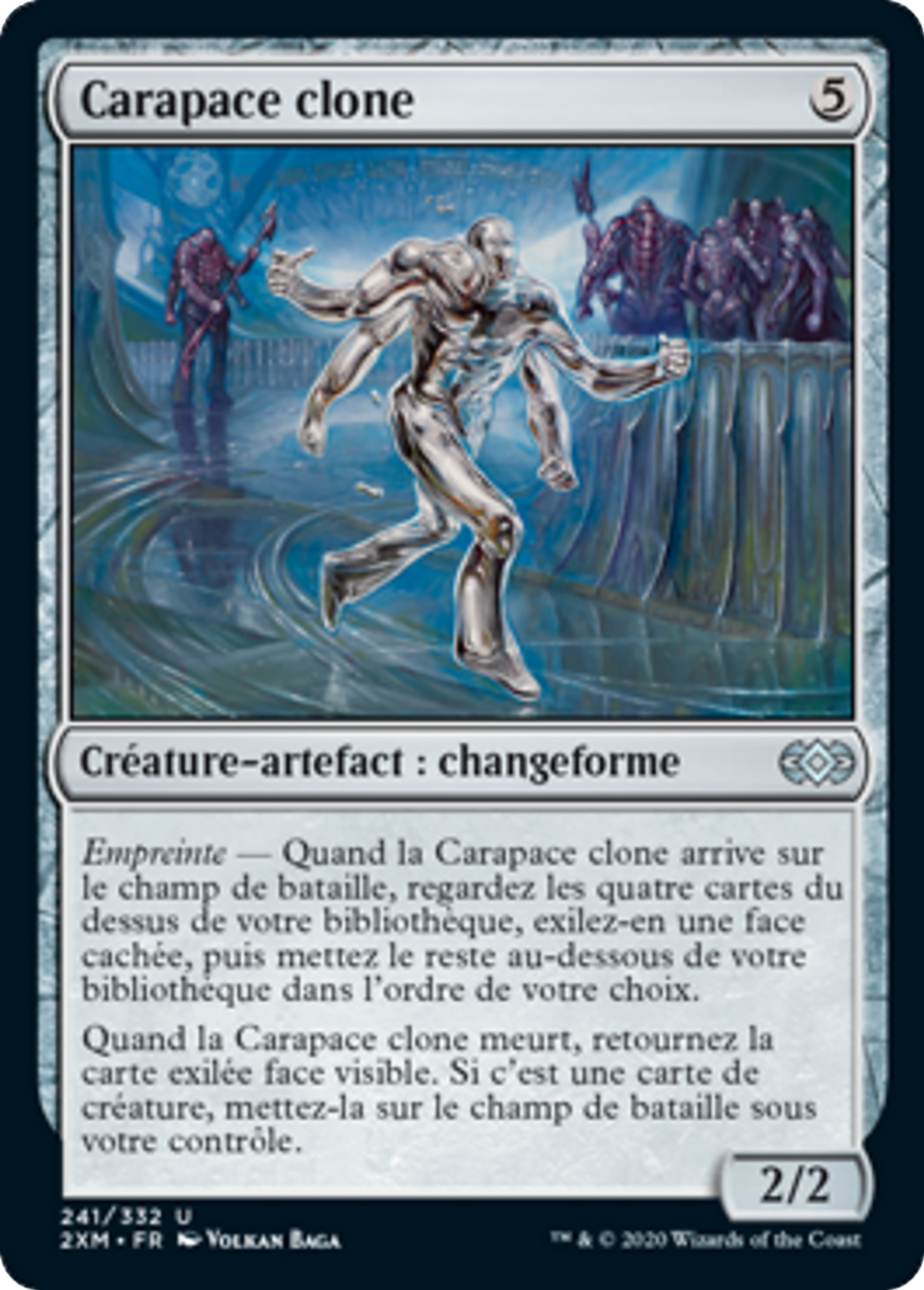 Carapace clone — Double Masters — Magic: The Gathering
